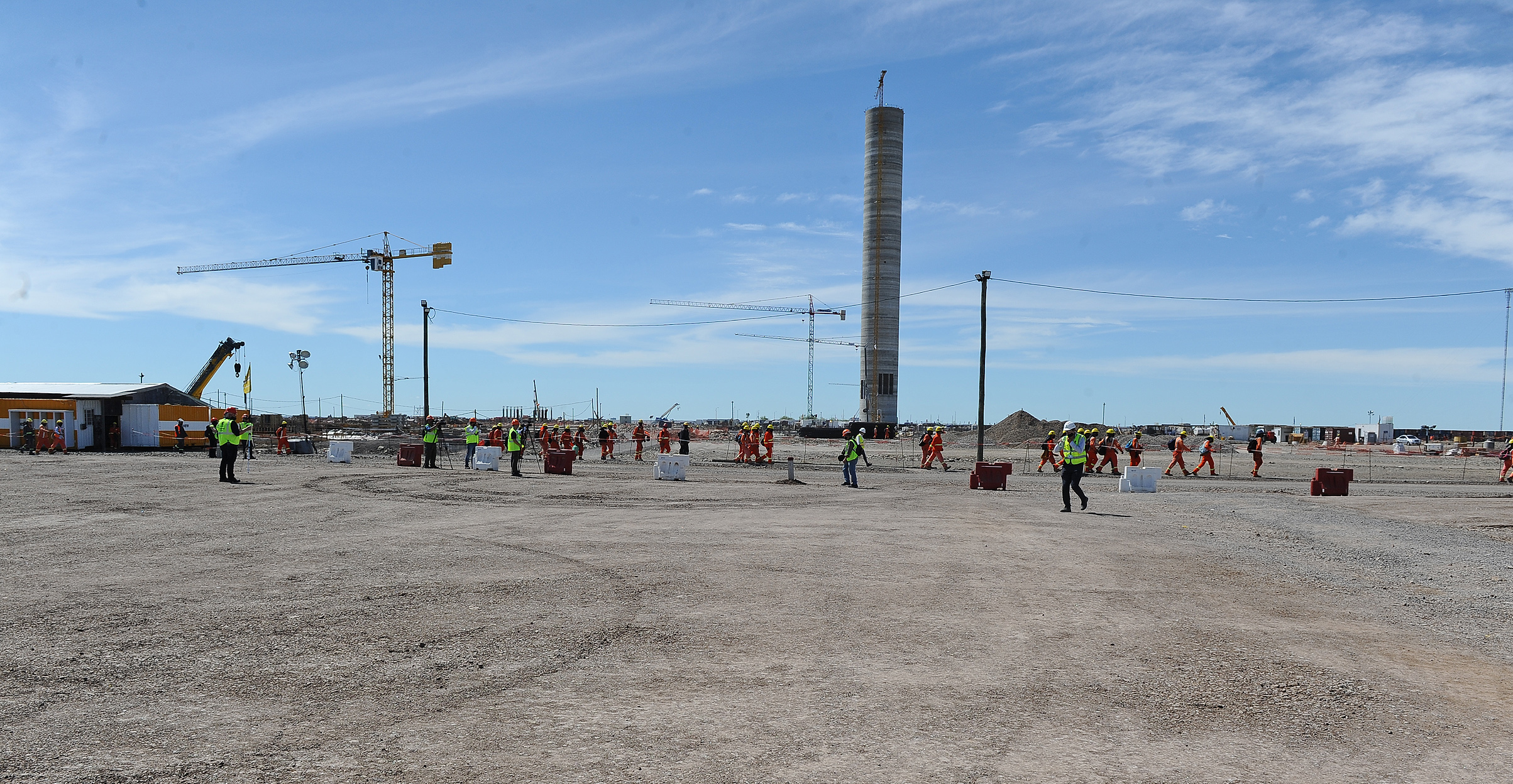 Autoridades de Gobierno realizaron recorrida por obras de UPM en Paso de los Toros