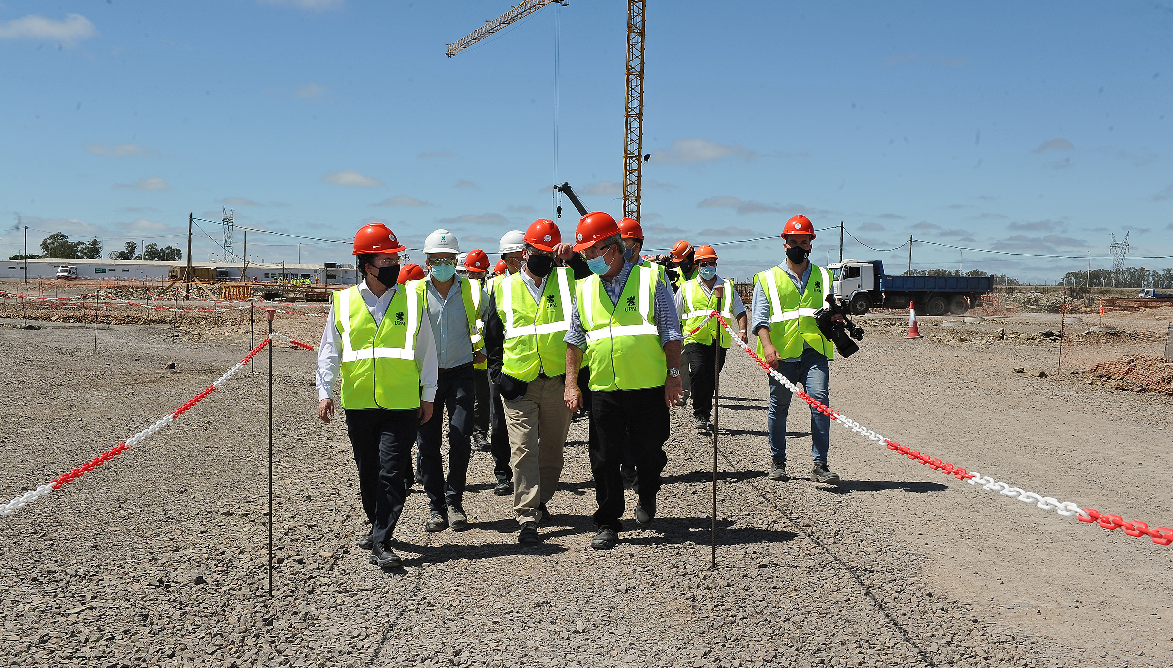 Autoridades de Gobierno realizaron recorrida por obras de UPM en Paso de los Toros