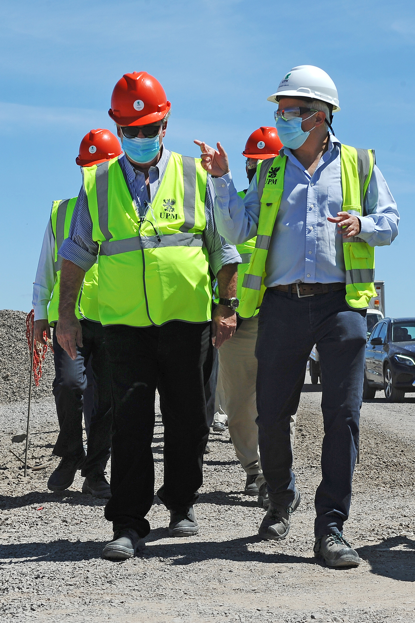 Autoridades de Gobierno realizaron recorrida por obras de UPM en Paso de los Toros