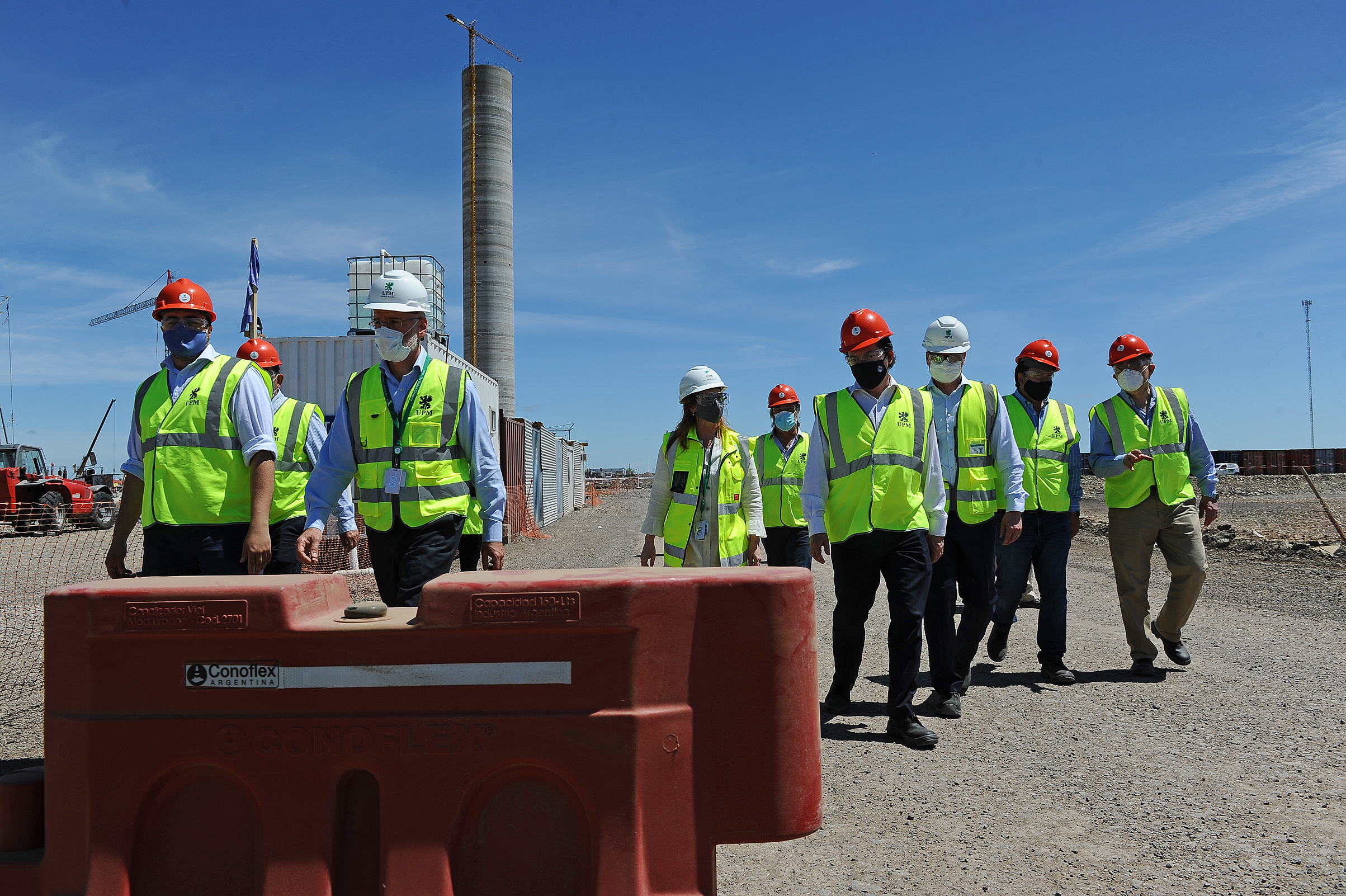 Autoridades de Gobierno realizaron recorrida por obras de UPM en Paso de los Toros