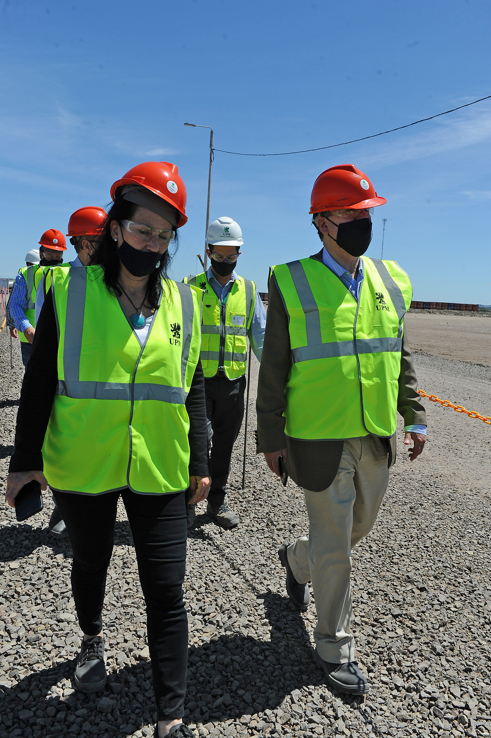 Autoridades de Gobierno realizaron recorrida por obras de UPM en Paso de los Toros