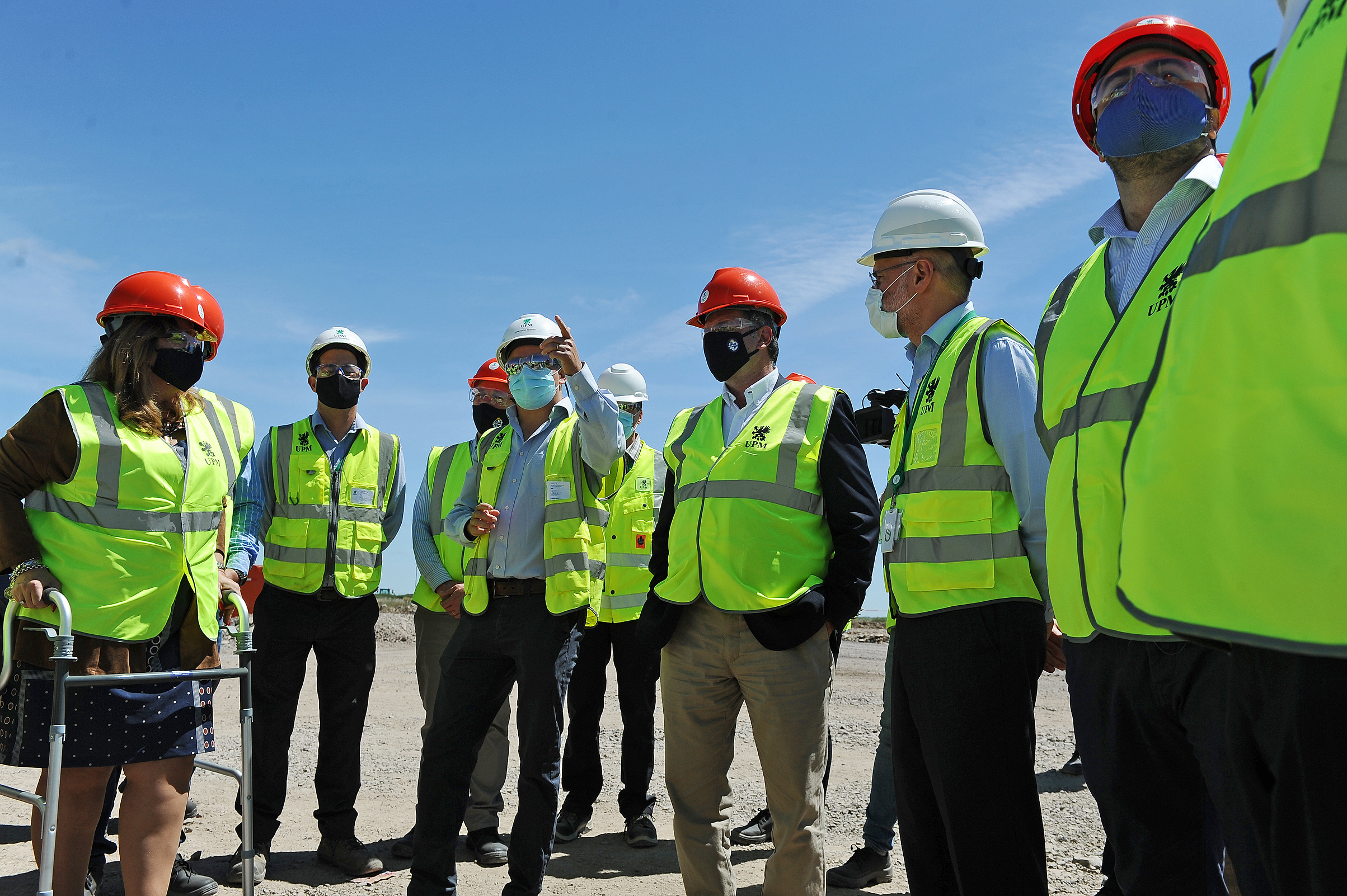 Autoridades de Gobierno realizaron recorrida por obras de UPM en Paso de los Toros