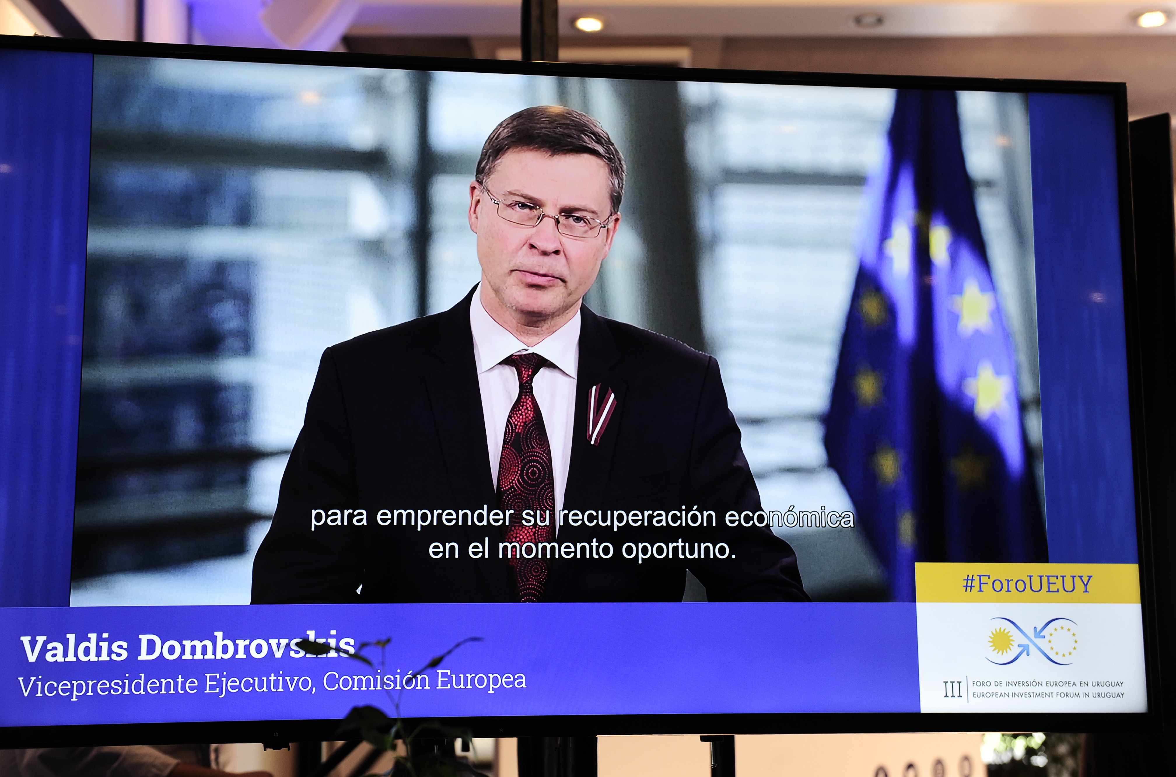 Vicepresidente ejecutivo de la Comisión Europea, Valdis Dombrovskis