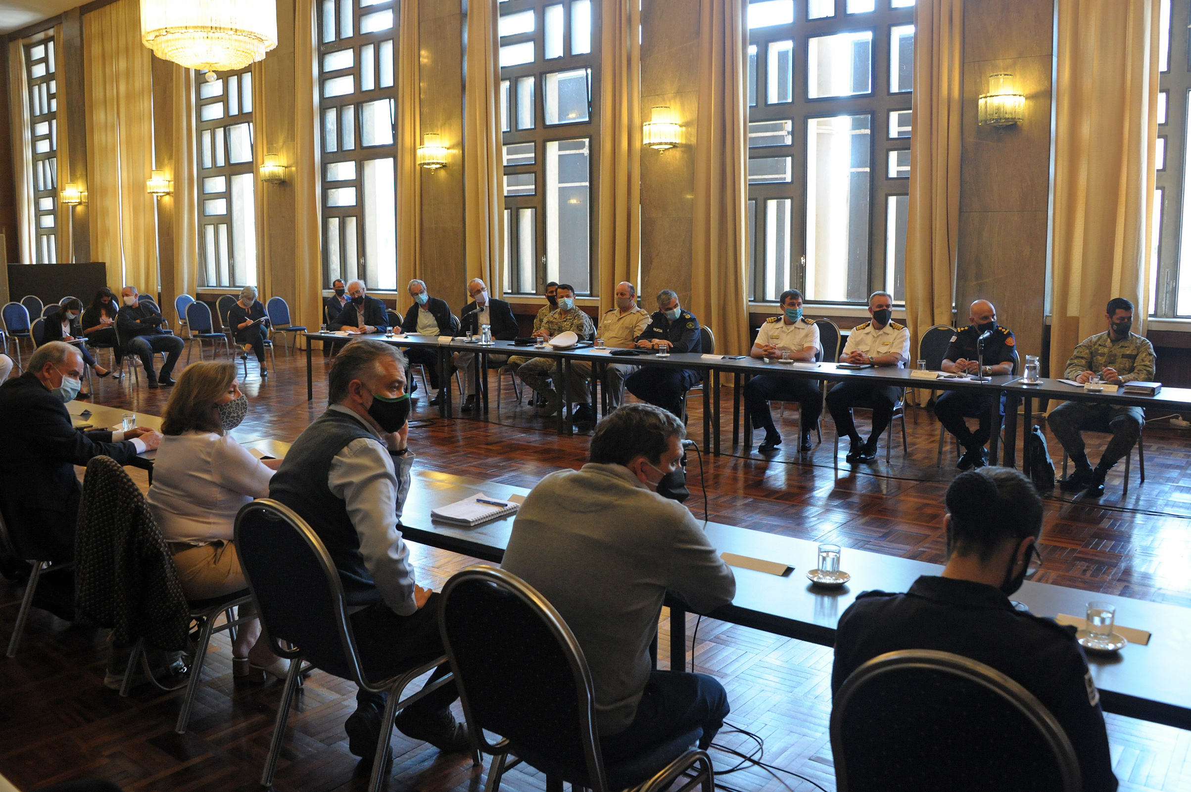 Secretario de Presidencia, Álvaro Delgado, participó de reunión y conferencia con Centro Coordinador de Emergencias Departamentales (Cecoed)