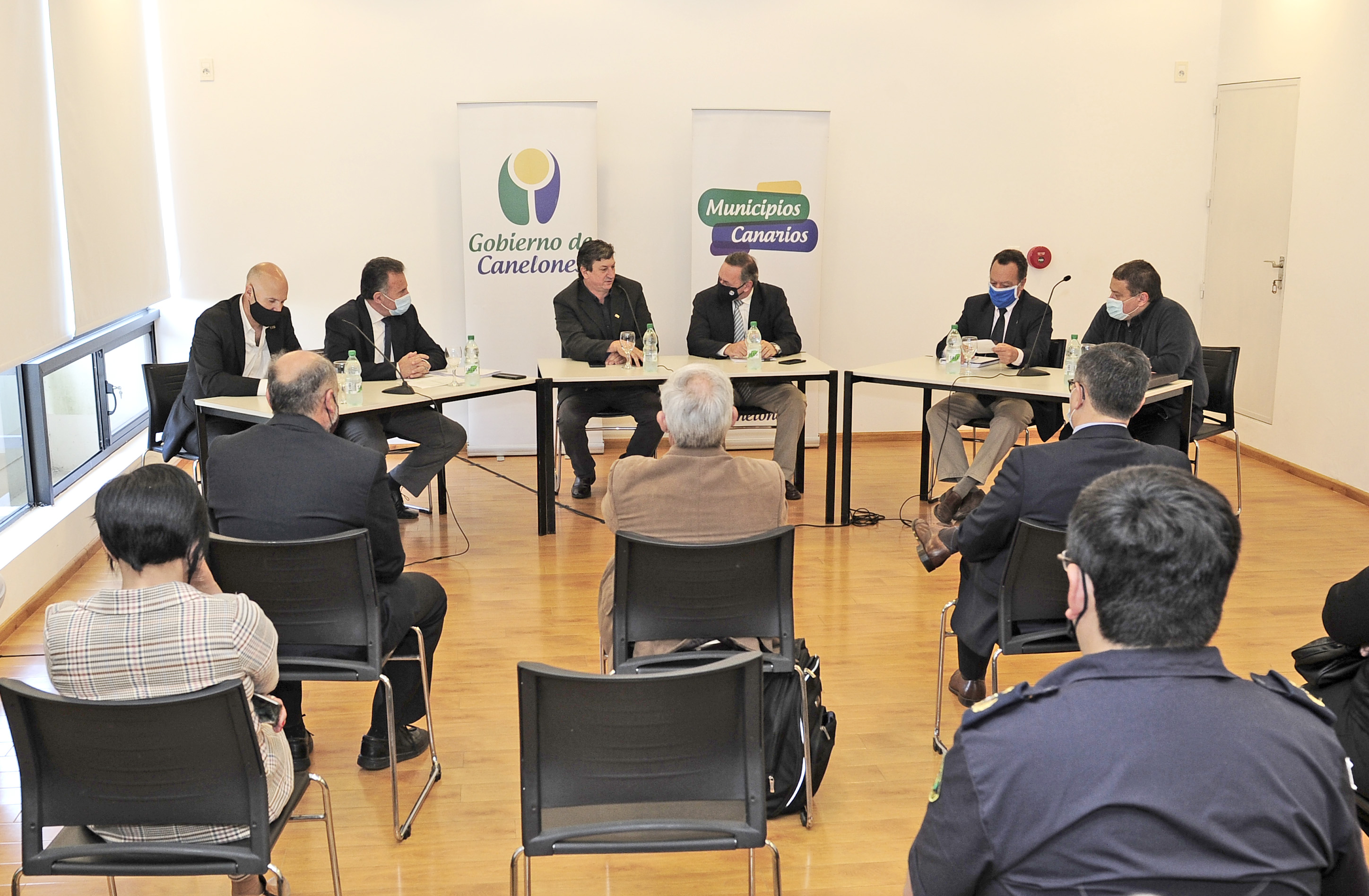 Salinas y Delgado encabezaron reunión evaluatoria de la emergencia sanitaria