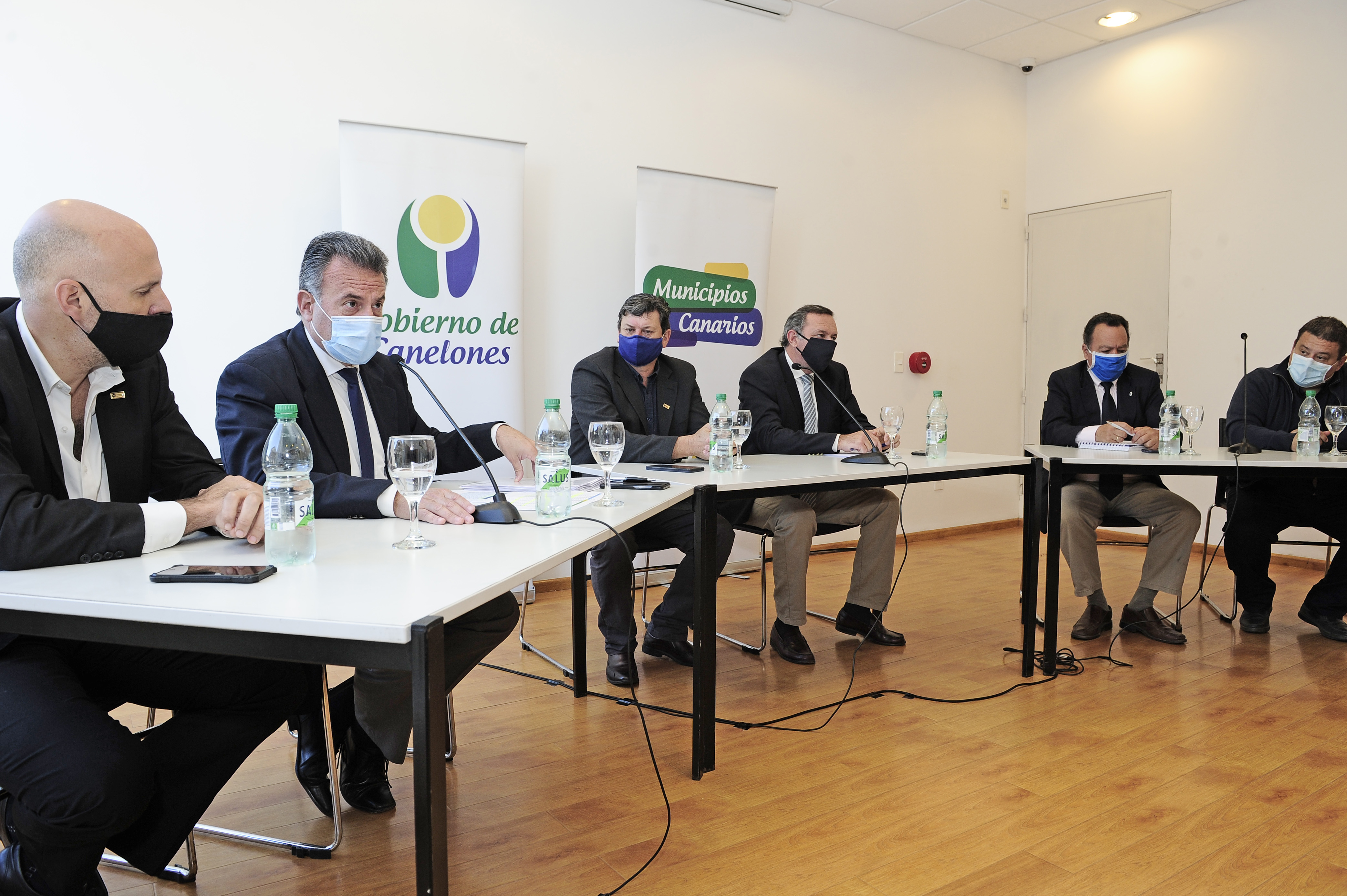 Salinas y Delgado encabezaron reunión evaluatoria de la emergencia sanitaria