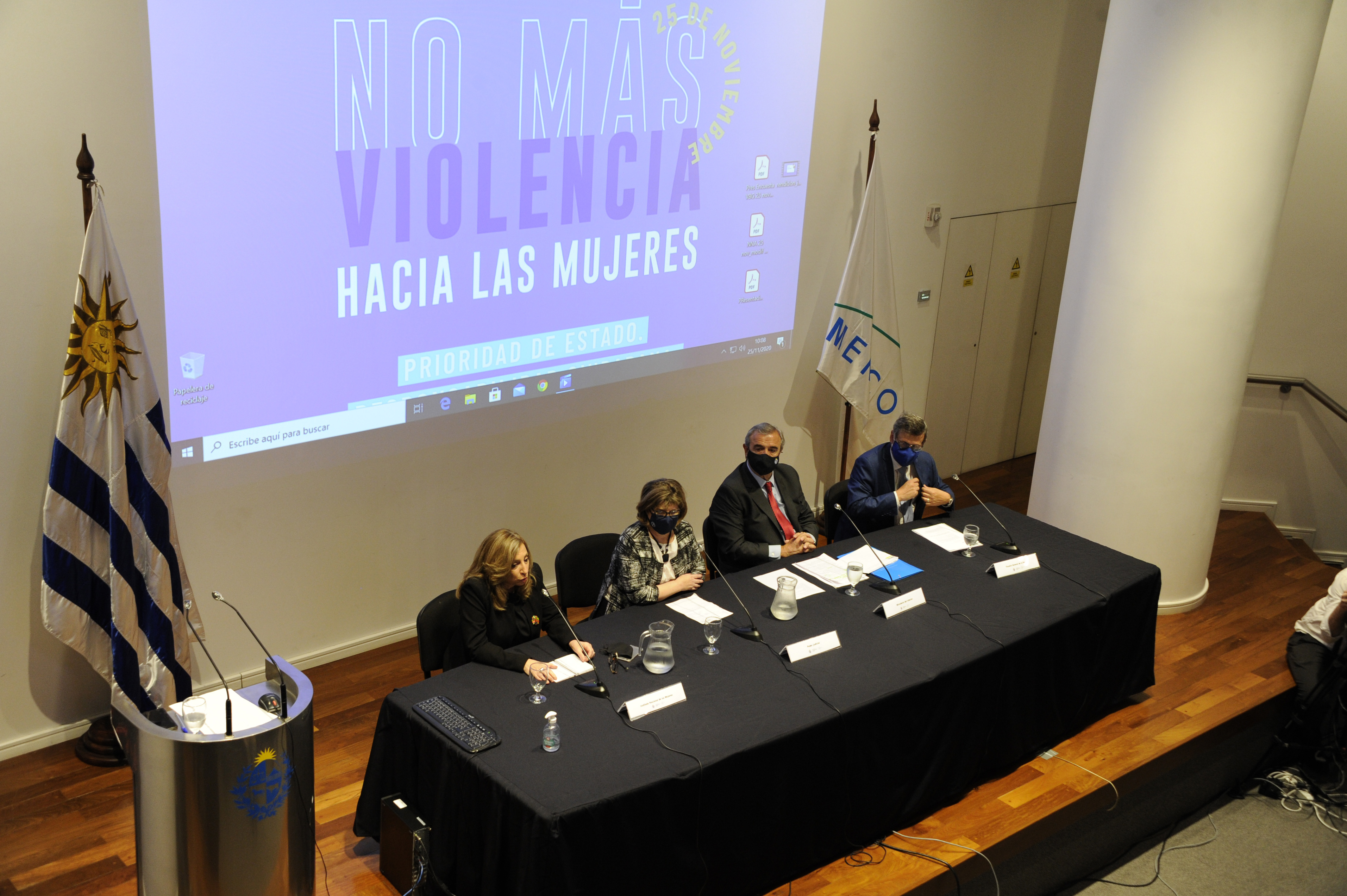 Conmemoración del Día Internacional de la Eliminación de la Violencia contra la Mujer