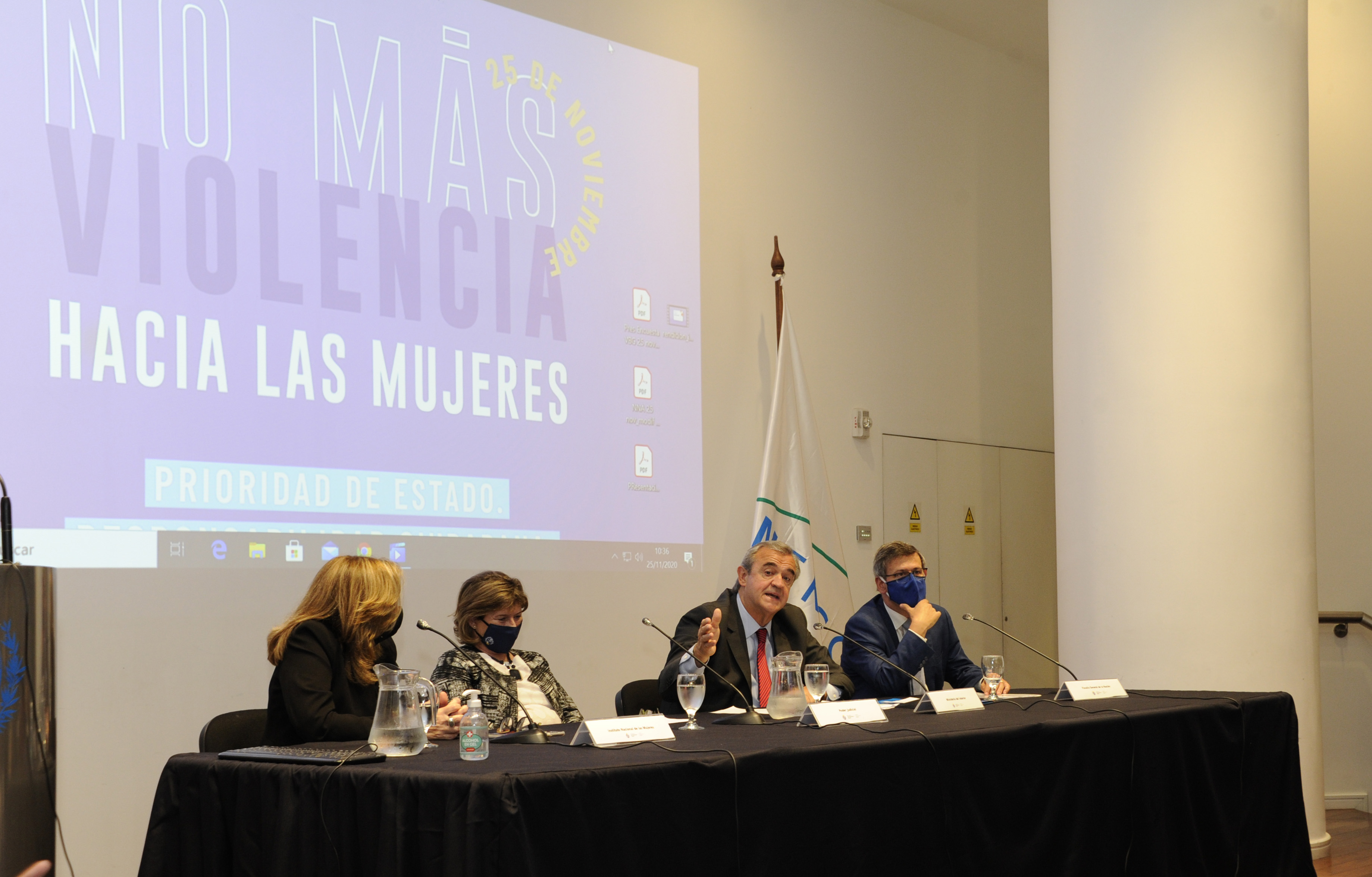 Conmemoración del Día Internacional de la Eliminación de la Violencia contra la Mujer