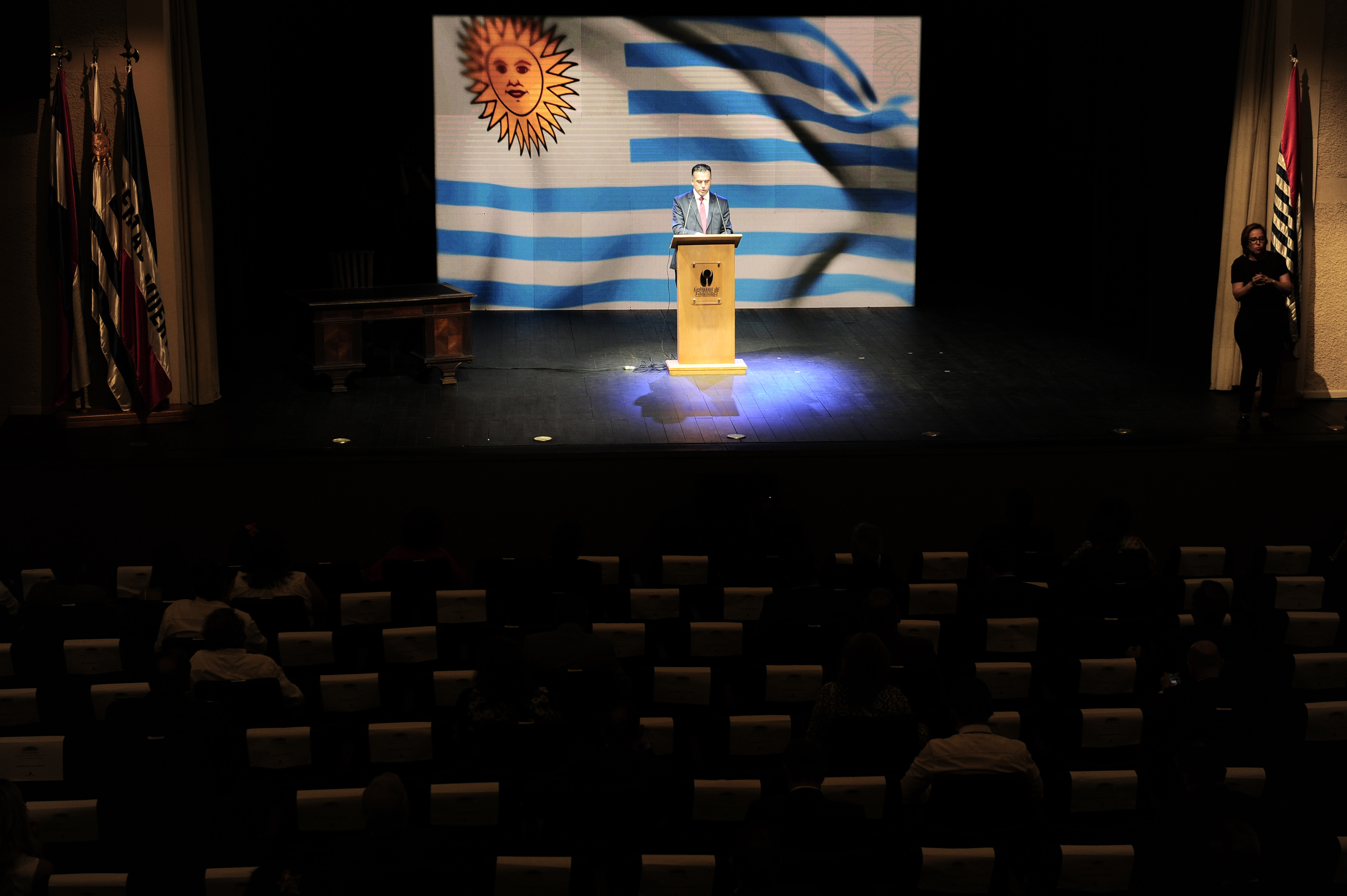 Asunción del intendente de Canelones, Yamandú Orsi