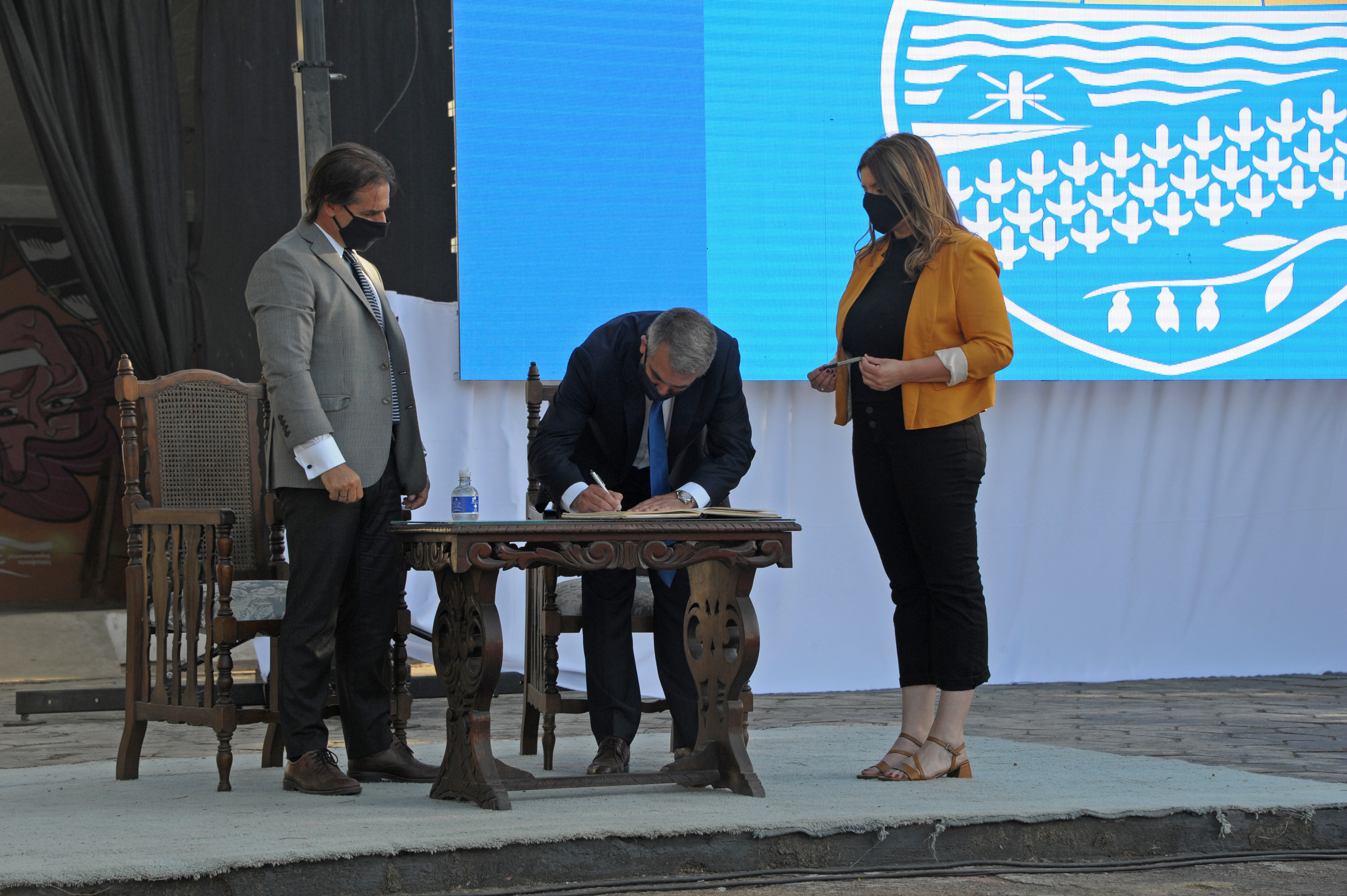Presidente Luis Lacalle Pou participó, en Treinta y Tres, de la asunción del intendente Mario Silvera