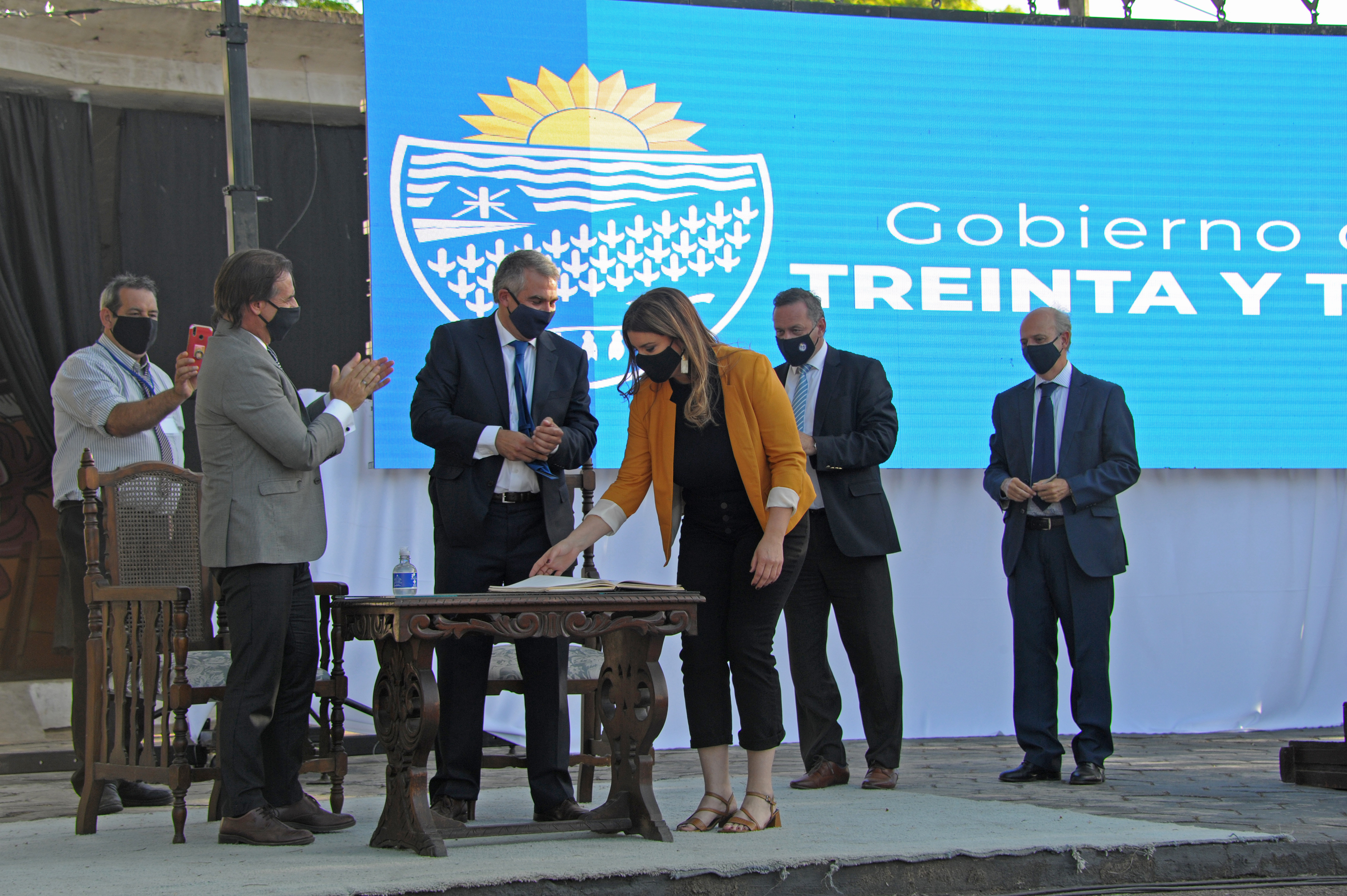 Presidente Luis Lacalle Pou participó, en Treinta y Tres, de la asunción del intendente Mario Silvera
