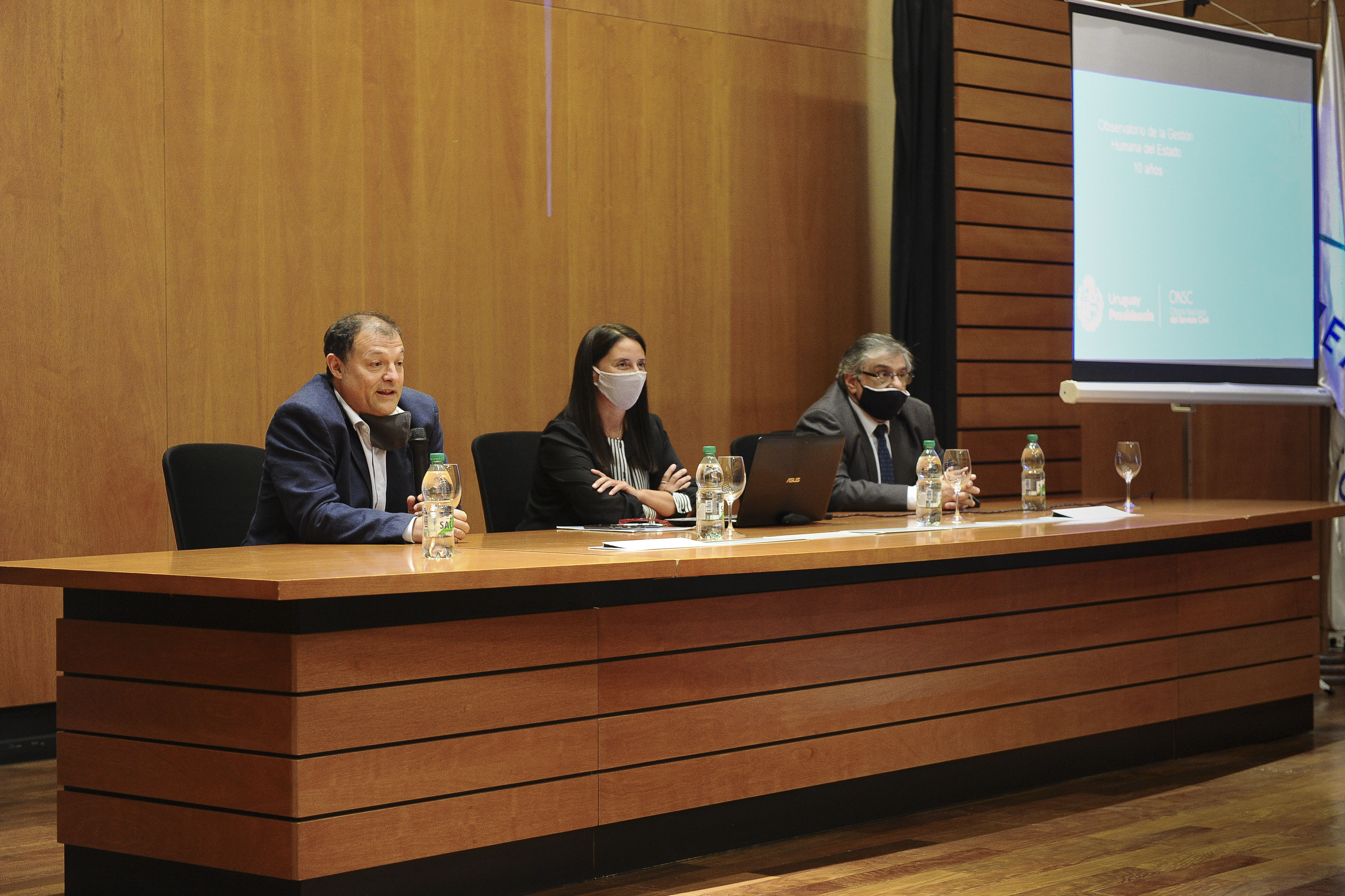 Conrado Ramos, Analía Corti y Ariel Sánchez