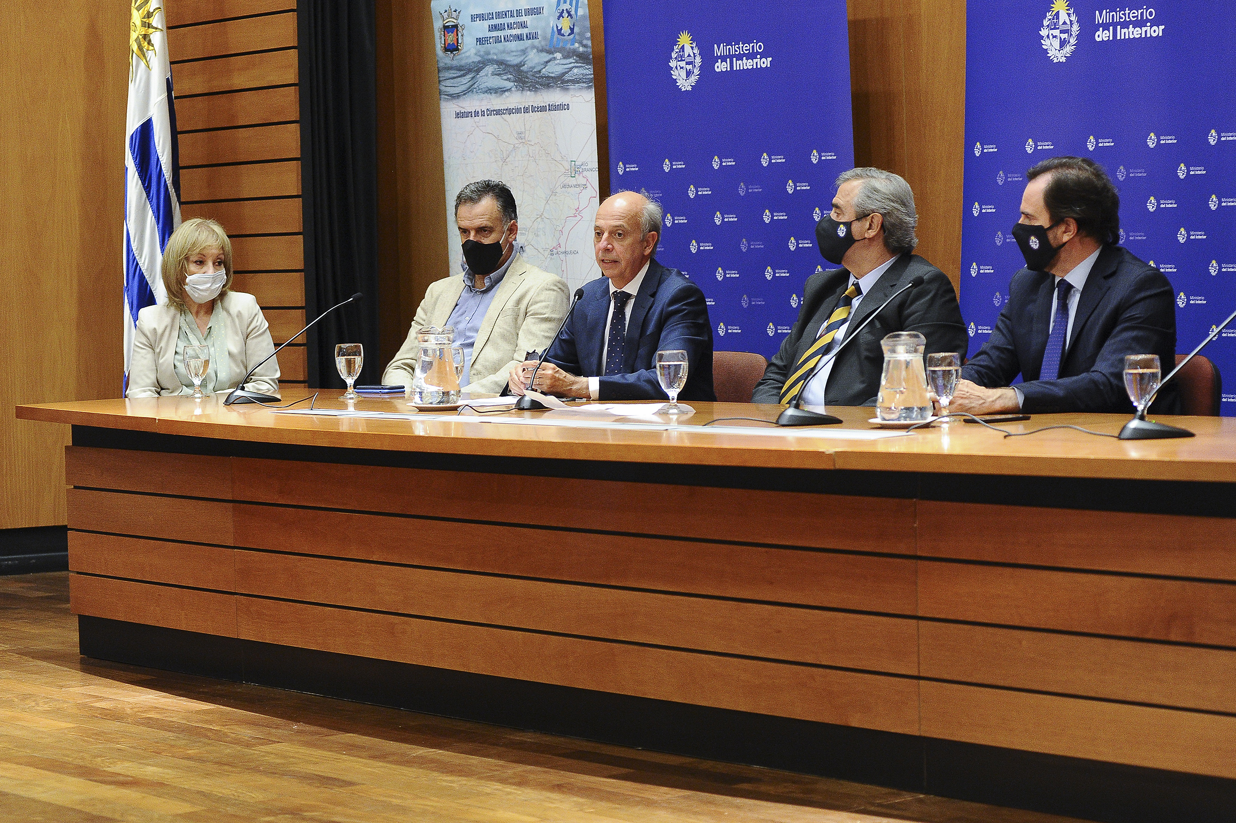 Autoridades en lanzamiento de Operativo Verano Azul