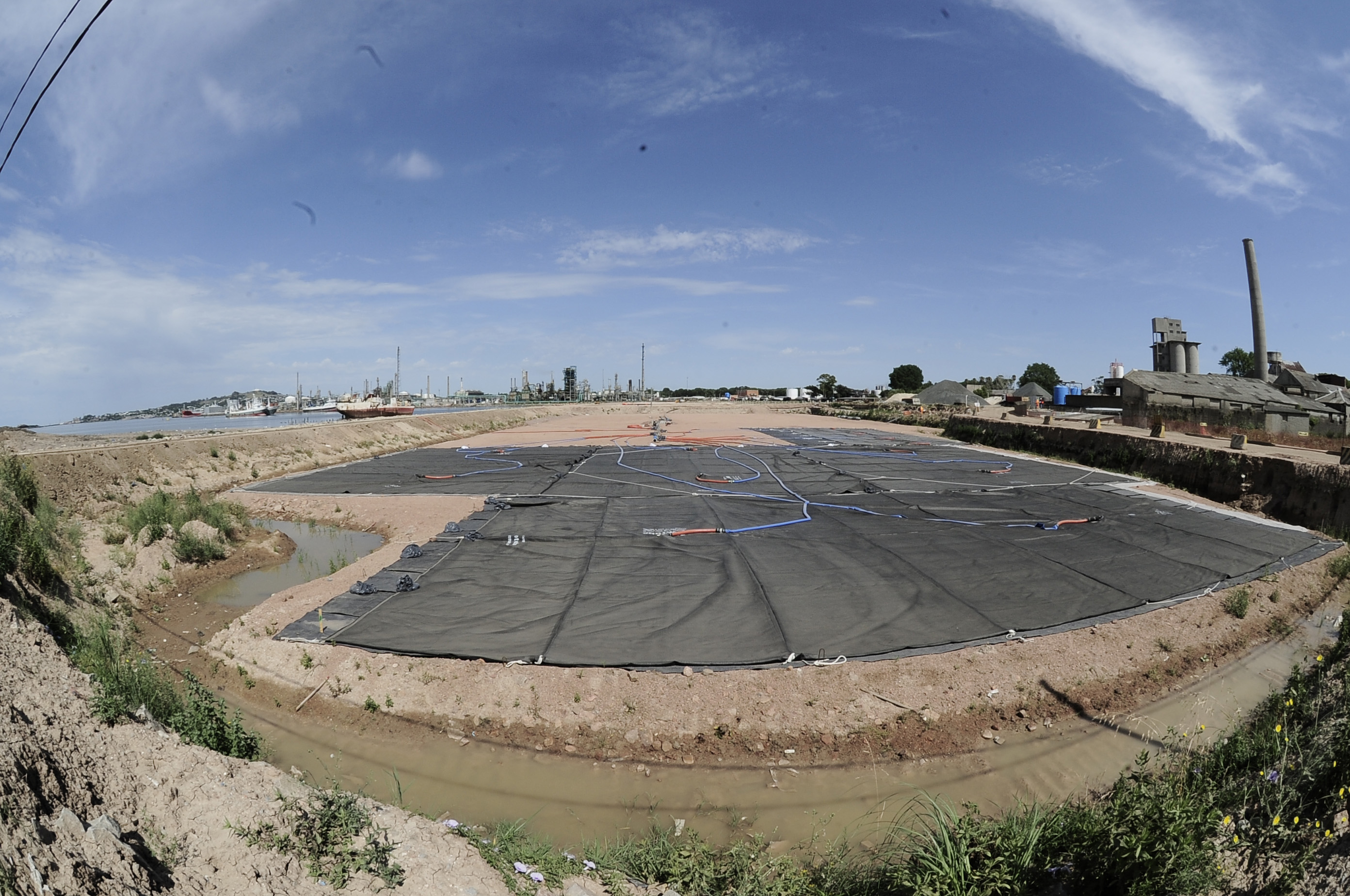 Recorrida por obras del puerto de Capurro