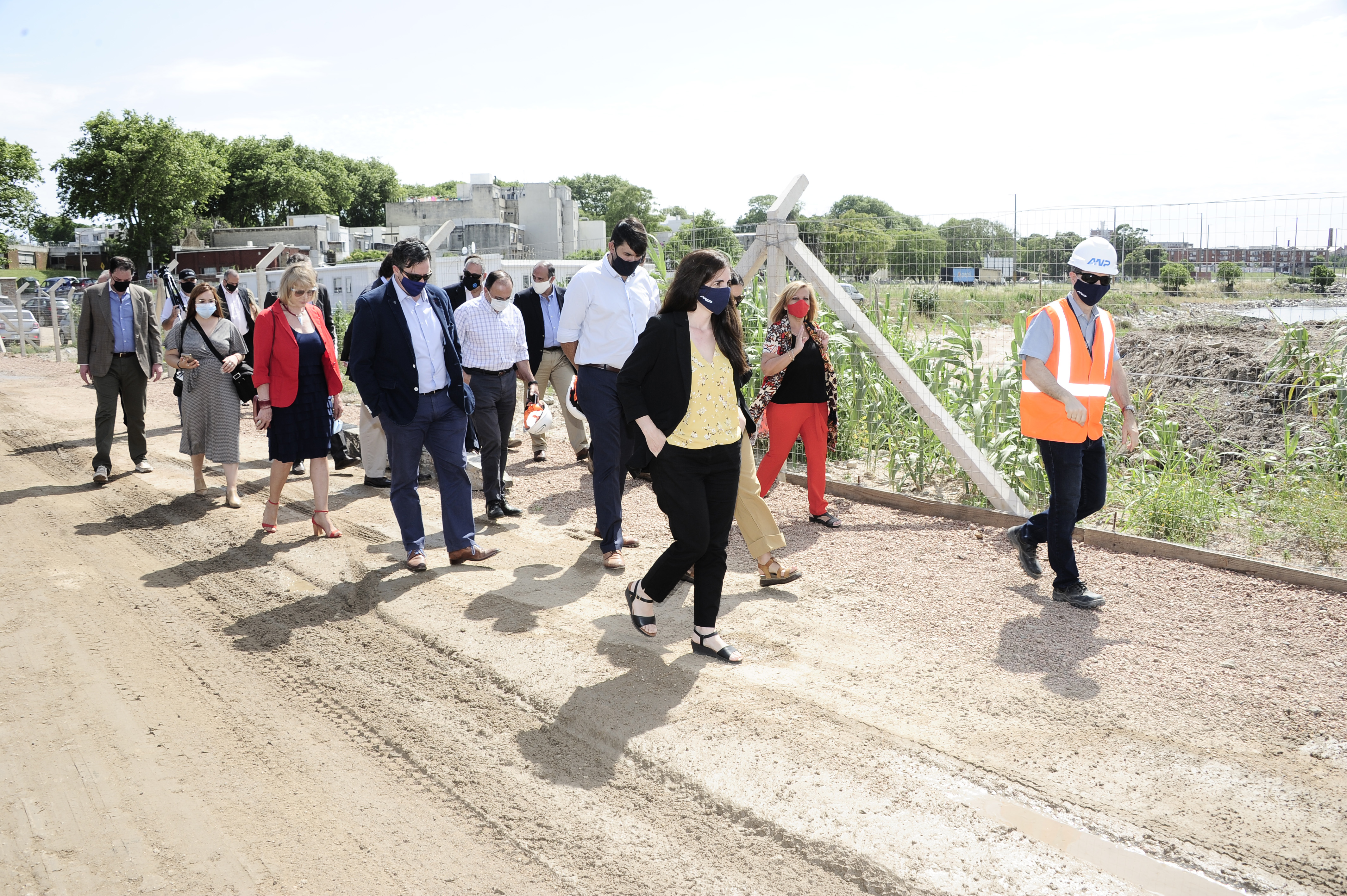 Recorrida por obras del puerto de Capurro