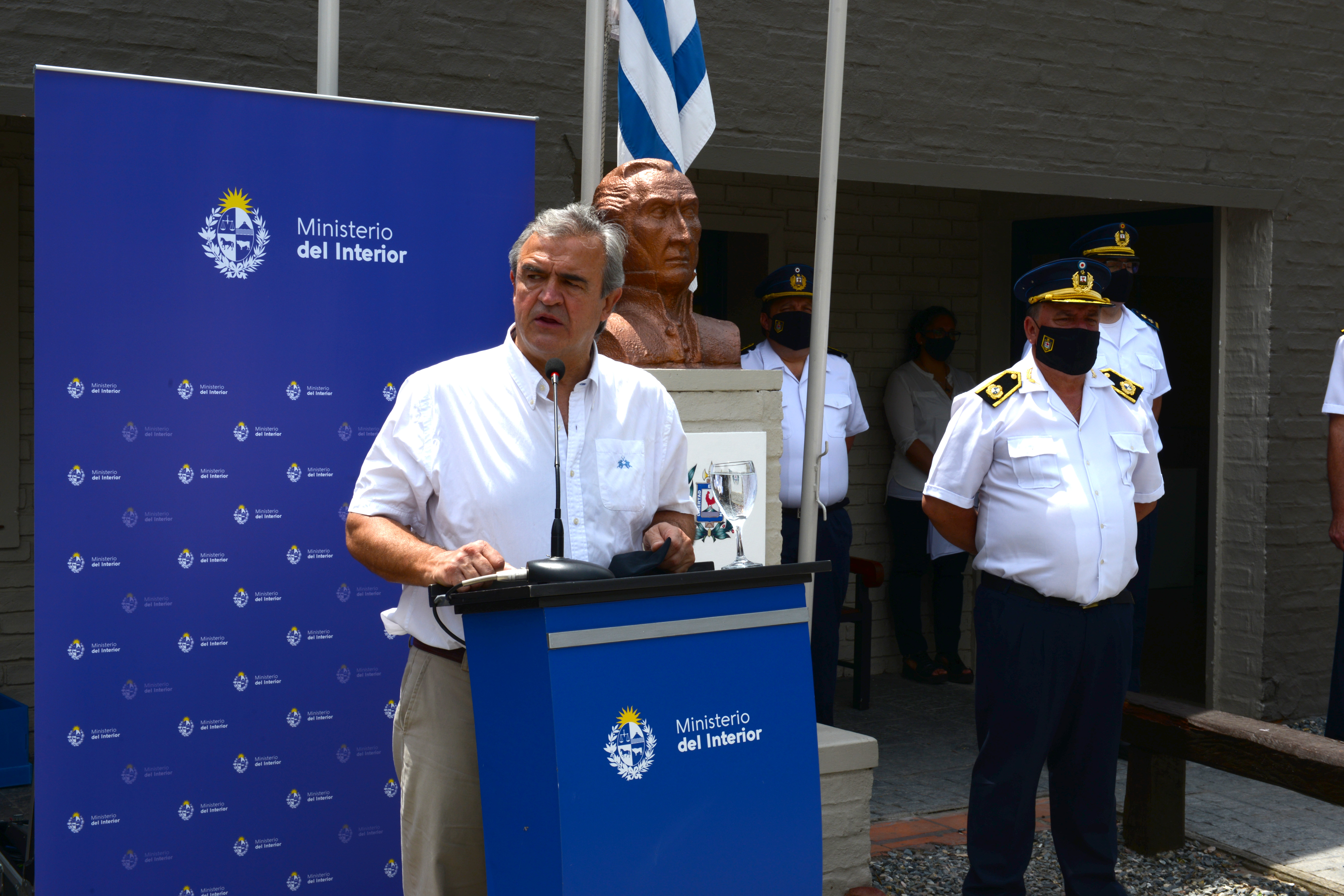 Reinauguró las Bases Este de la Unidad de Respuesta Policial de Canelones y del Área de Investigaciones, en Atlántida