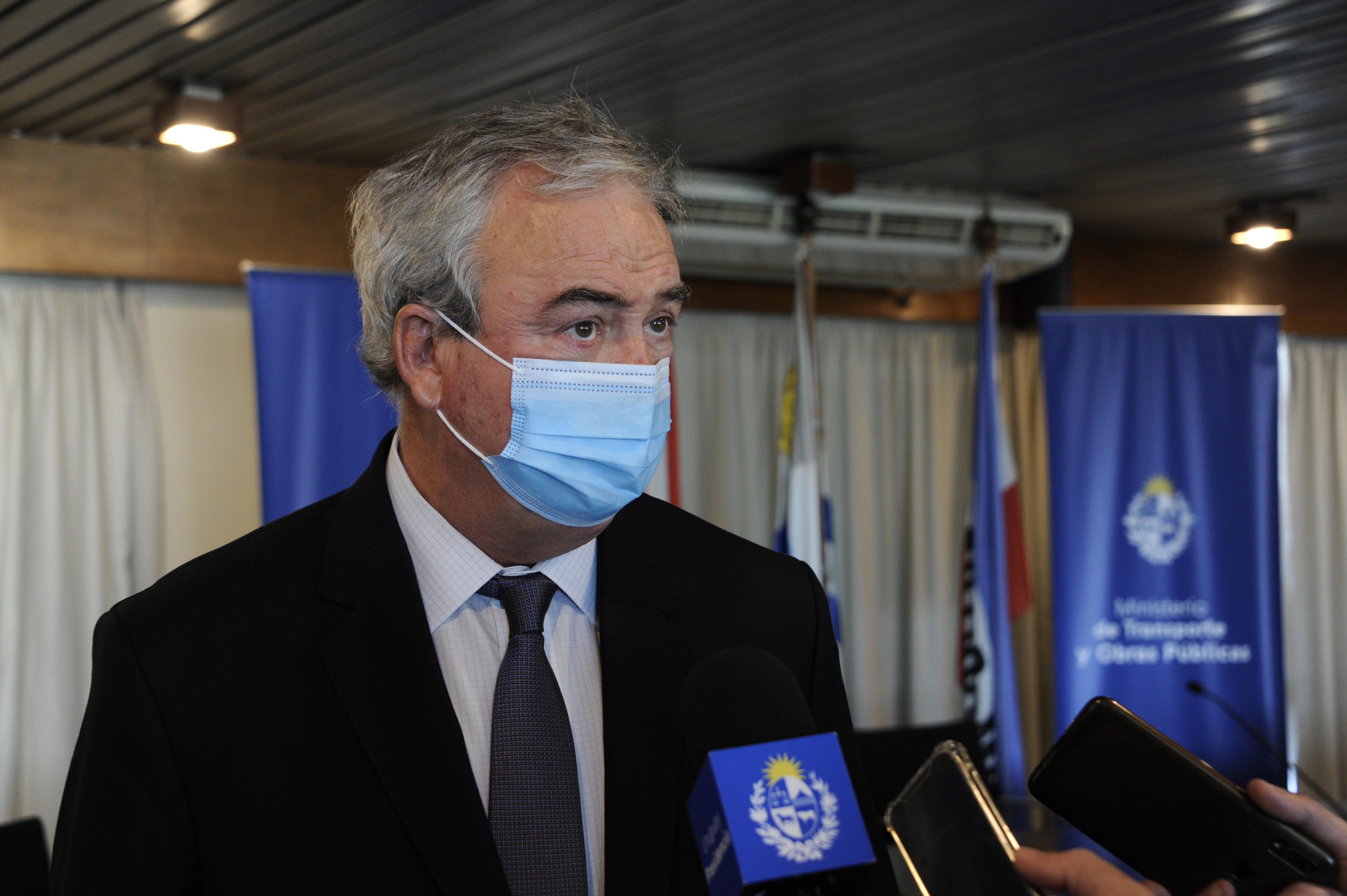 Ministro de Transporte y Obras Públicas, Luis Alberto Heber