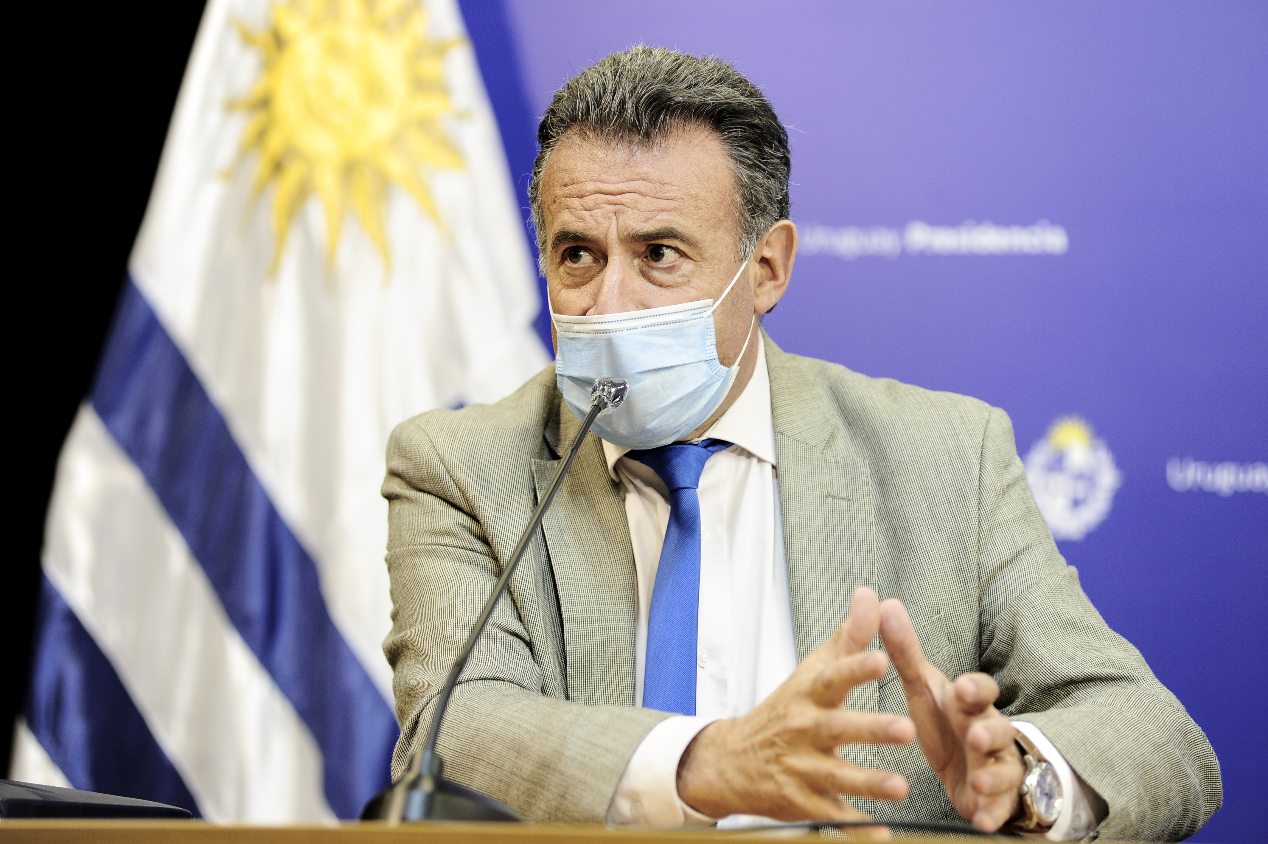Ministro de Salud Pública, Daniel Salinas