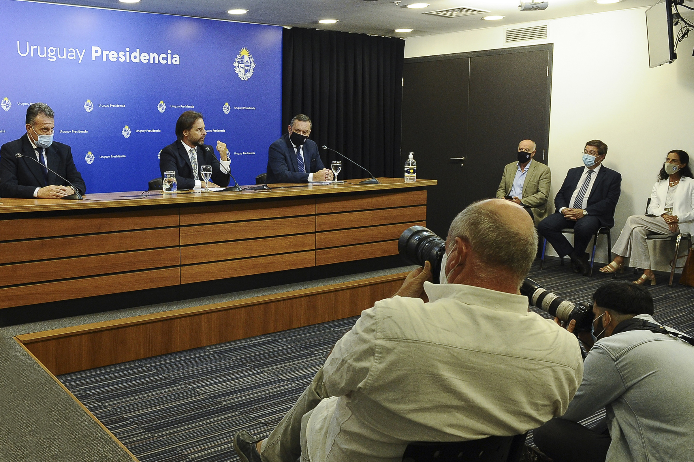 Presidente de la República, Luis Lacalle Pou, encabezó conferencia de prensa