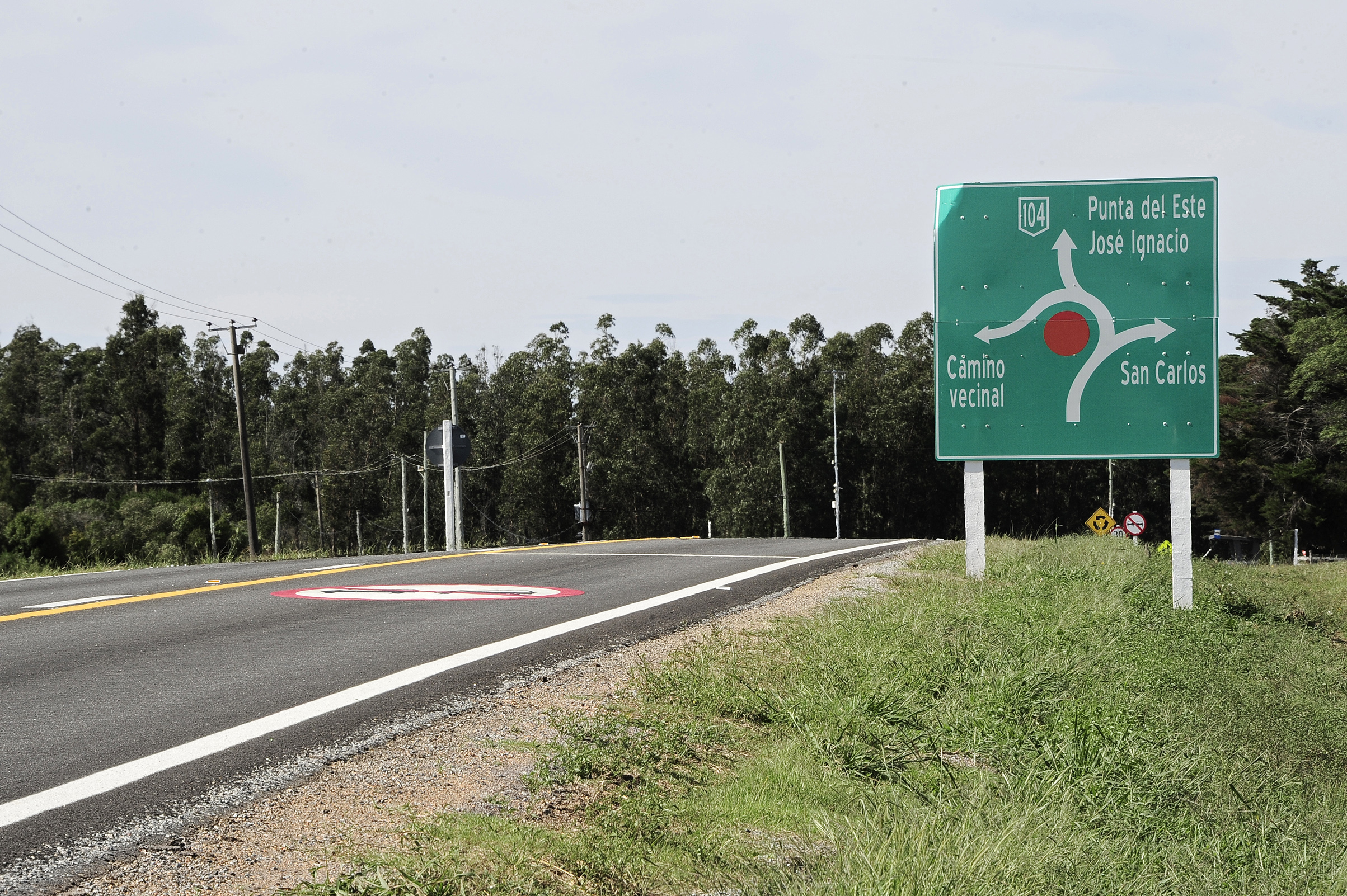Inauguaración de obras en rutas 10 y 104