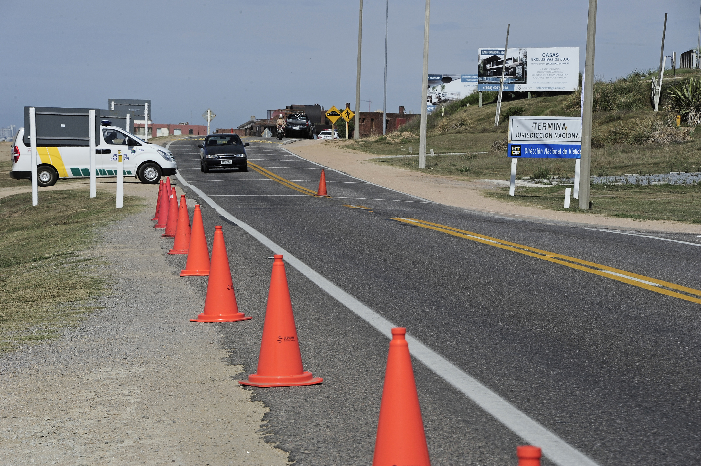 Inauguaración de obras en rutas 10 y 104