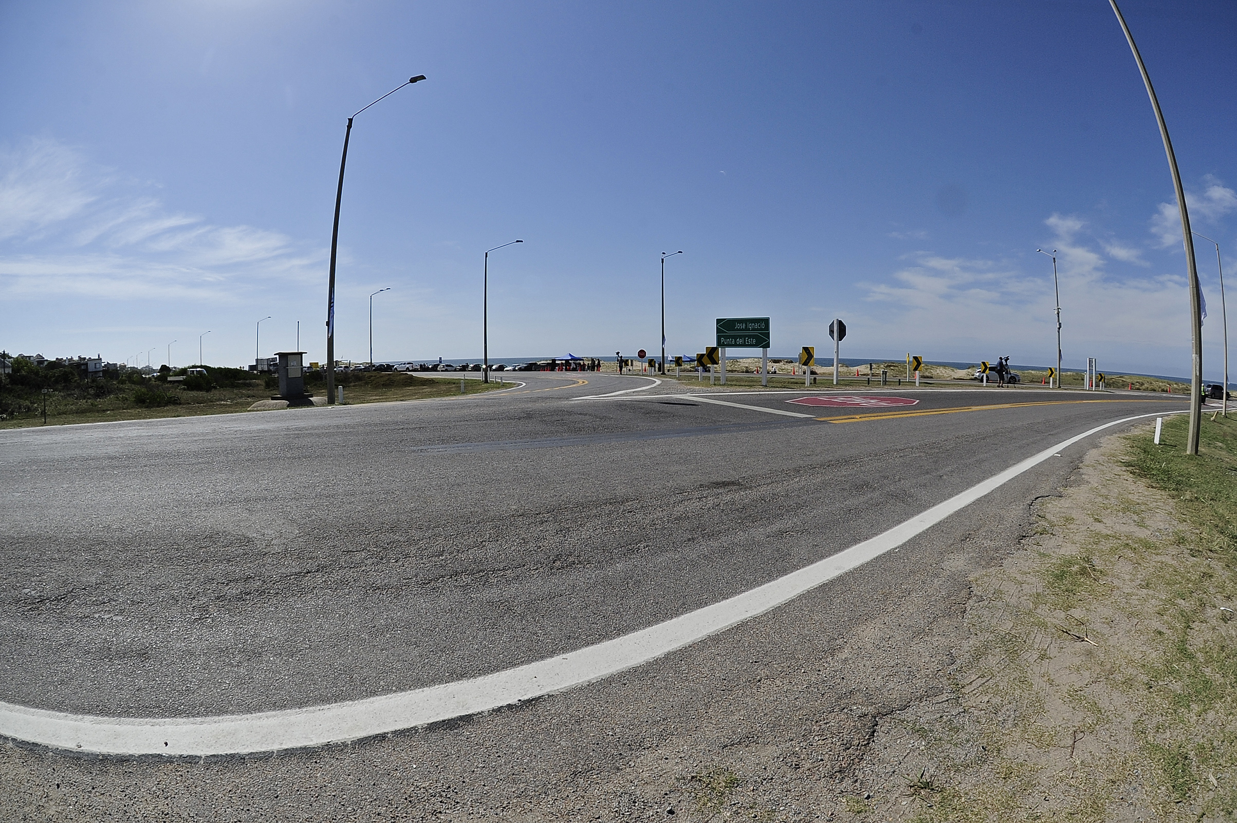Inauguaración de obras en rutas 10 y 104