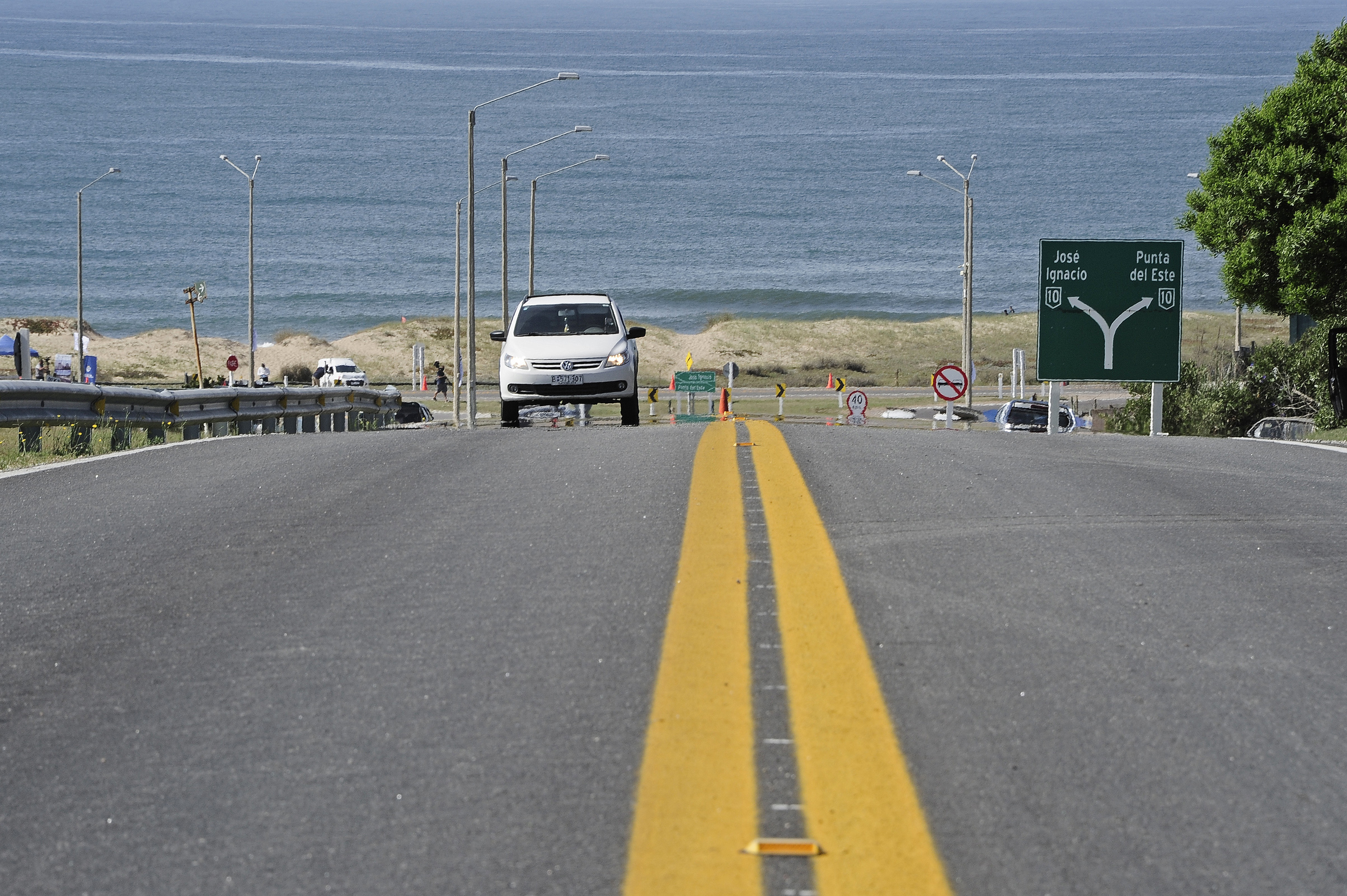 Inauguaración de obras en rutas 10 y 104