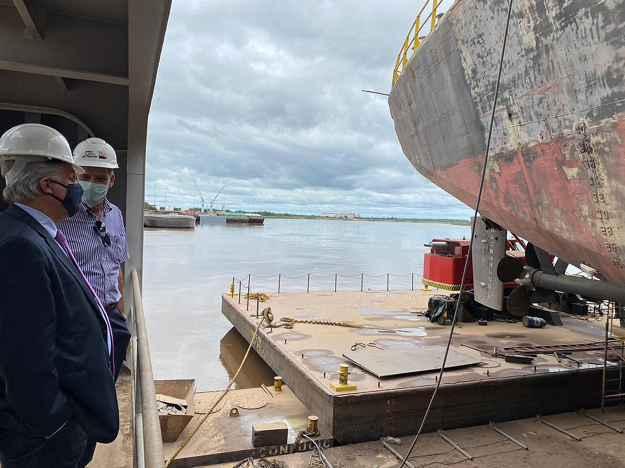 Gira del canciller Francisco Bustillo en Paraguay