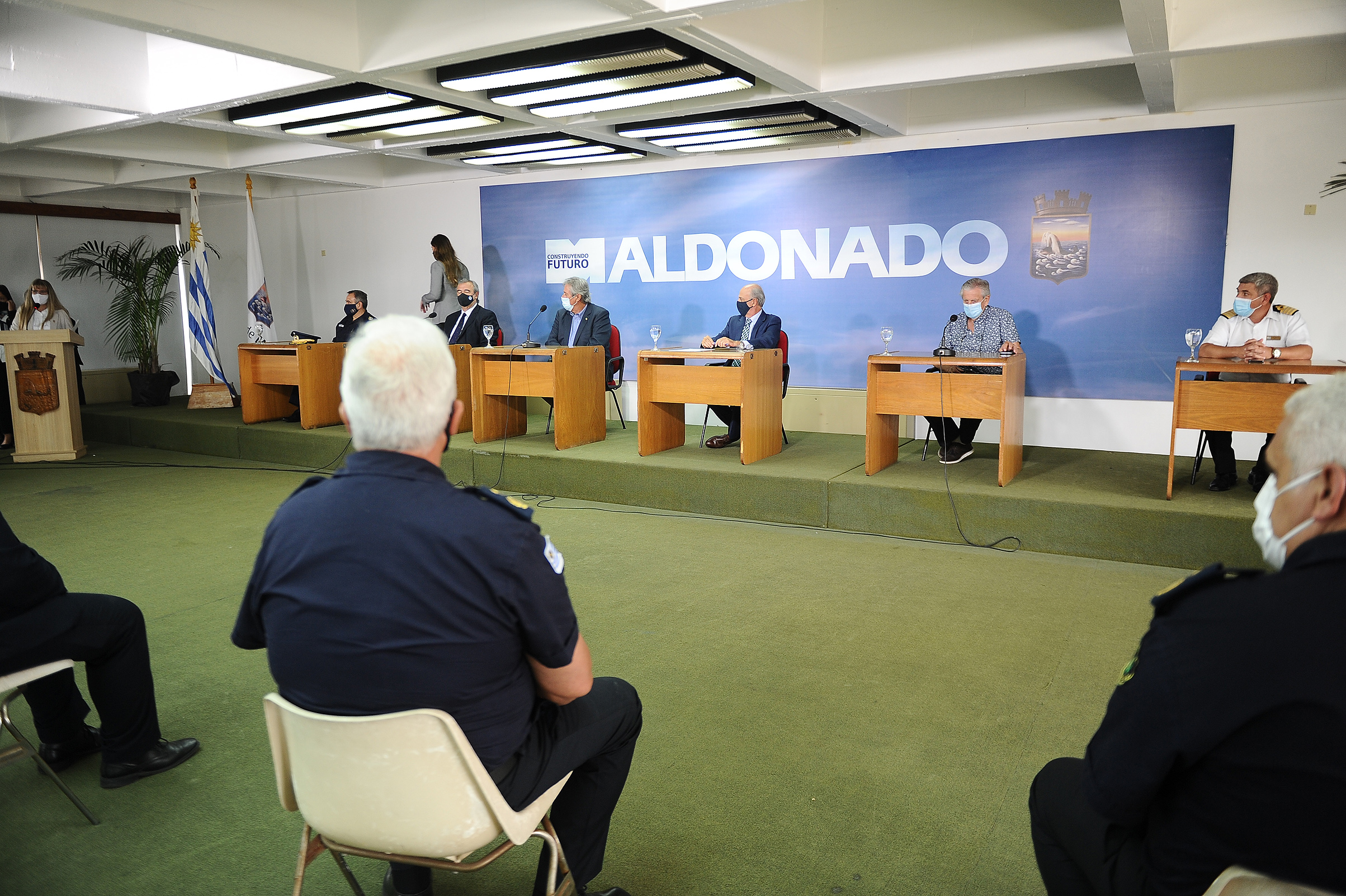 Firma de acuerdo para ampliar cobertura de sistema de cámaras de seguridad en Maldonado