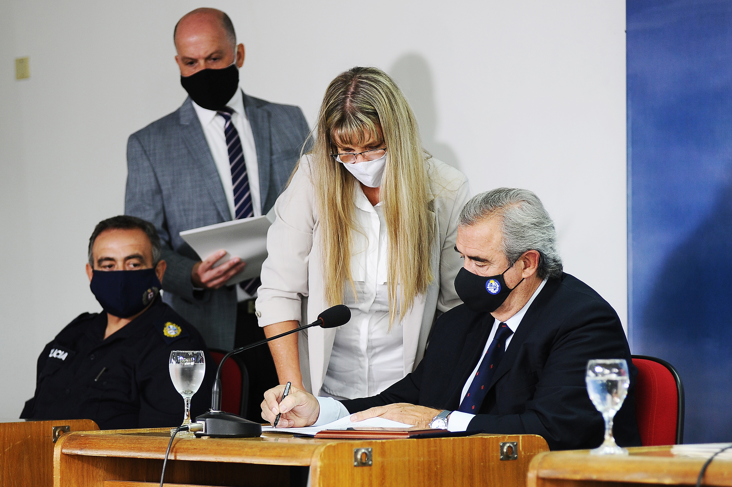 Firma de acuerdo para ampliar cobertura de sistema de cámaras de seguridad en Maldonado