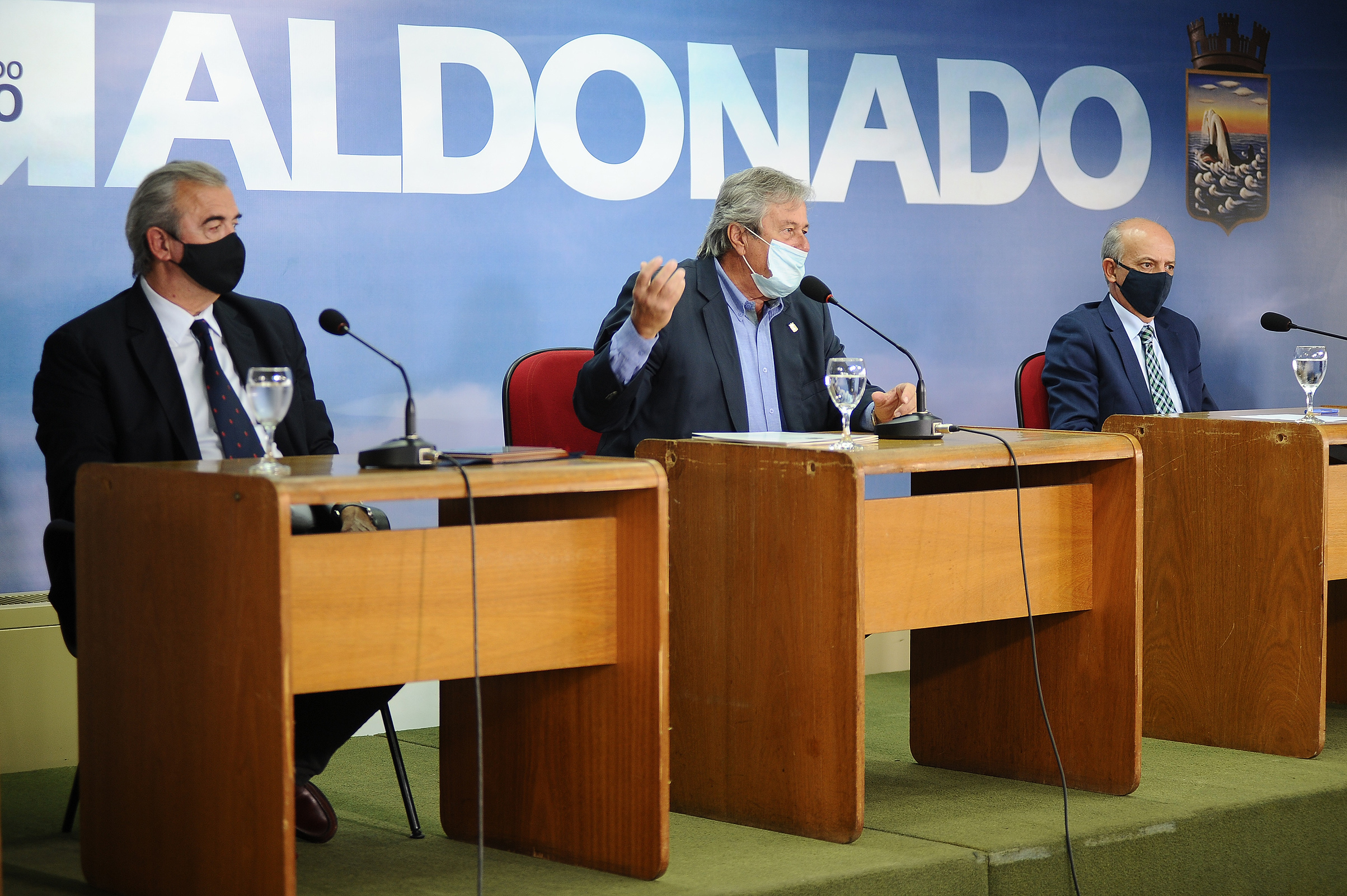 Firma de acuerdo para ampliar cobertura de sistema de cámaras de seguridad en Maldonado