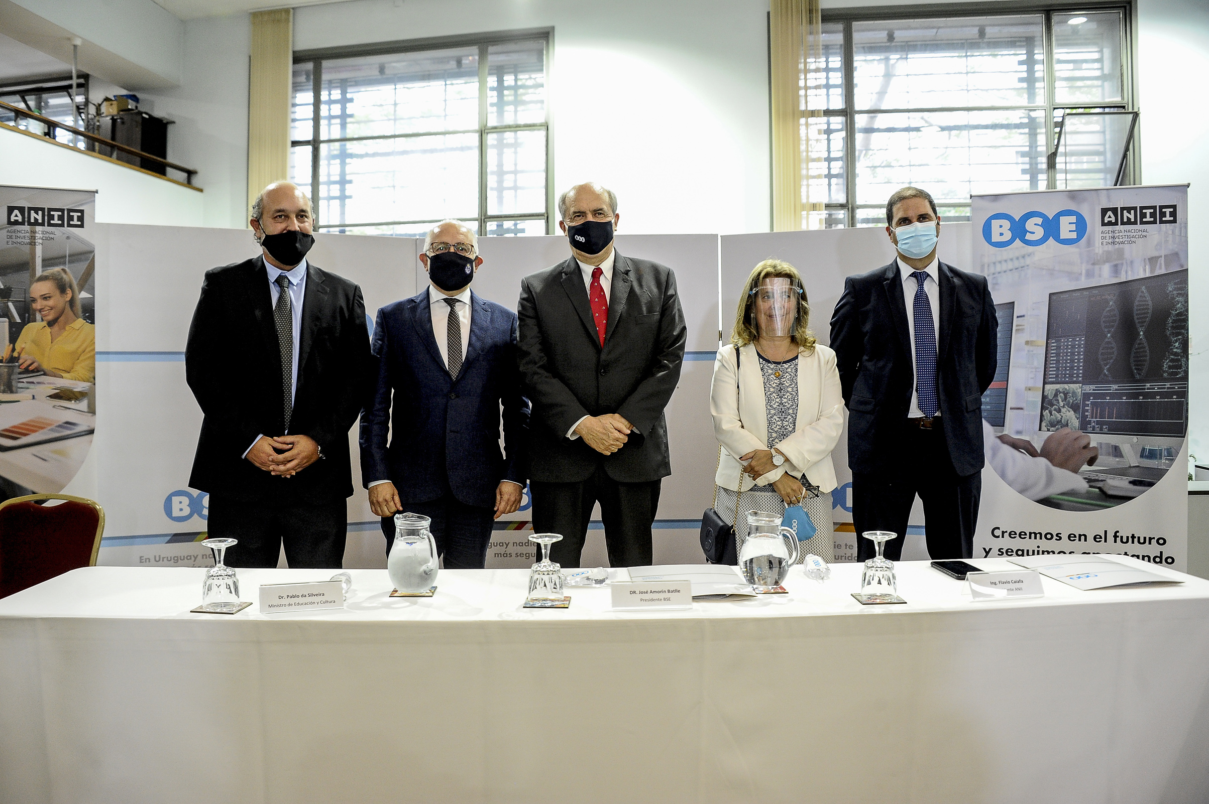 Conferencia en el marco de la firma del convenio entre el Banco de Seguros del Estado y la Agencia Nacional de Investigación e Innovación