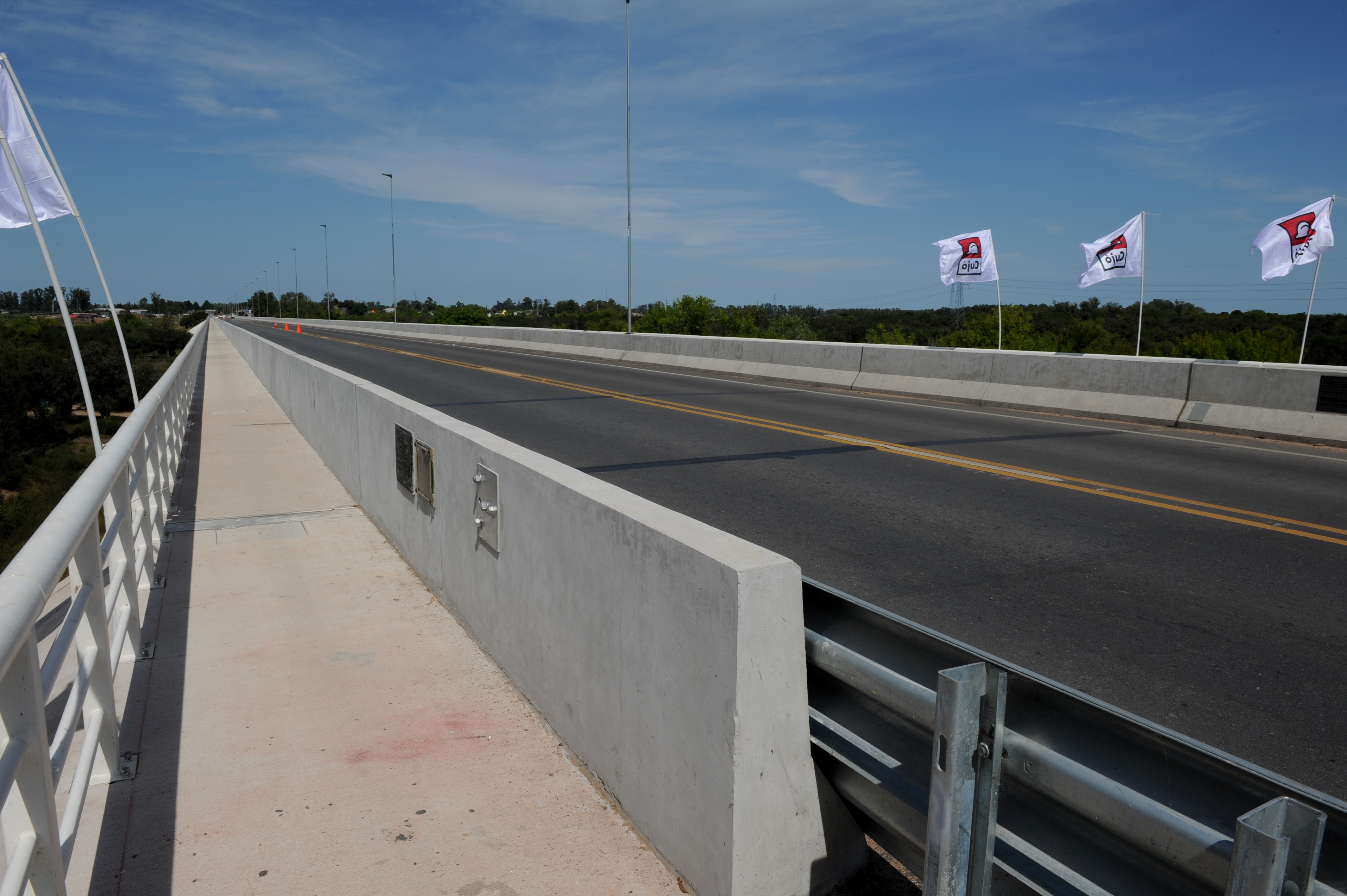 Inauguración del puente Maestro Rubén Lena, que permite el acceso a la ciudad de Treinta y Tres por la ruta 8