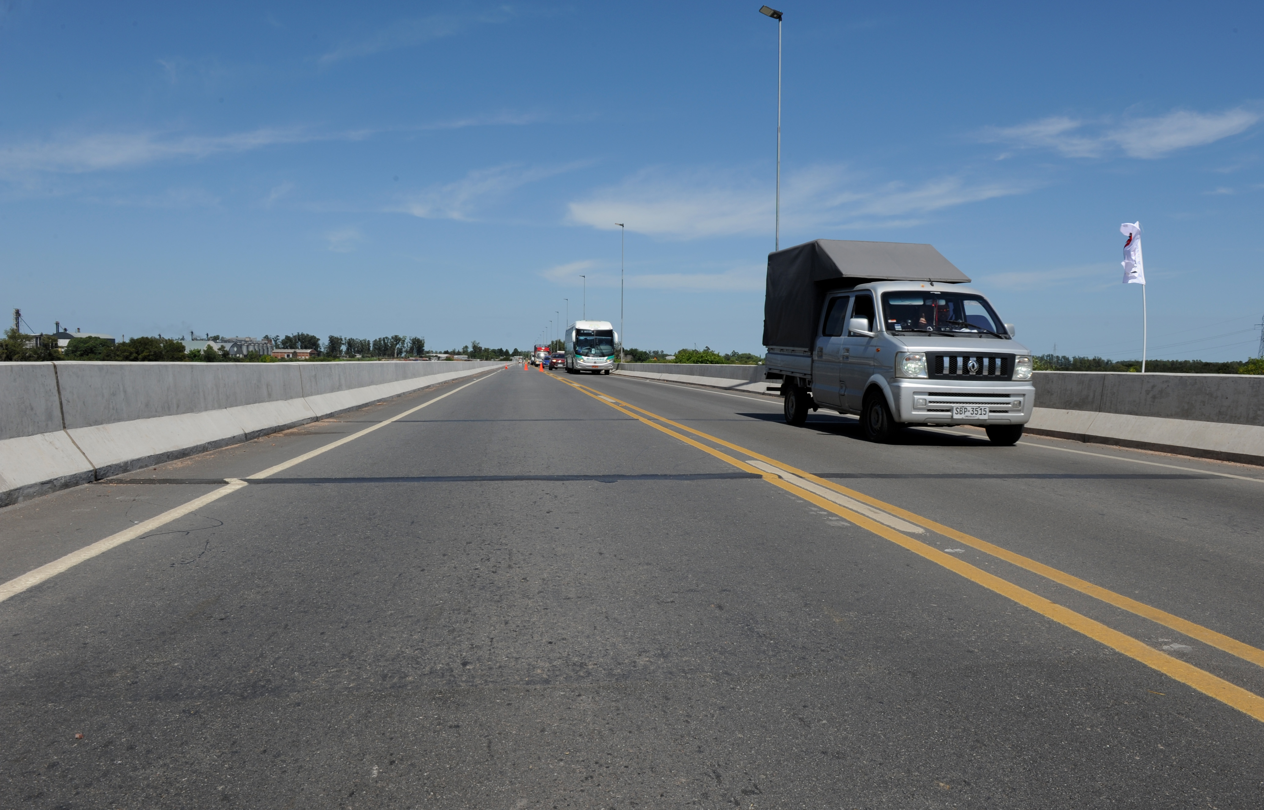 Inauguración del puente Maestro Rubén Lena, que permite el acceso a la ciudad de Treinta y Tres por la ruta 8