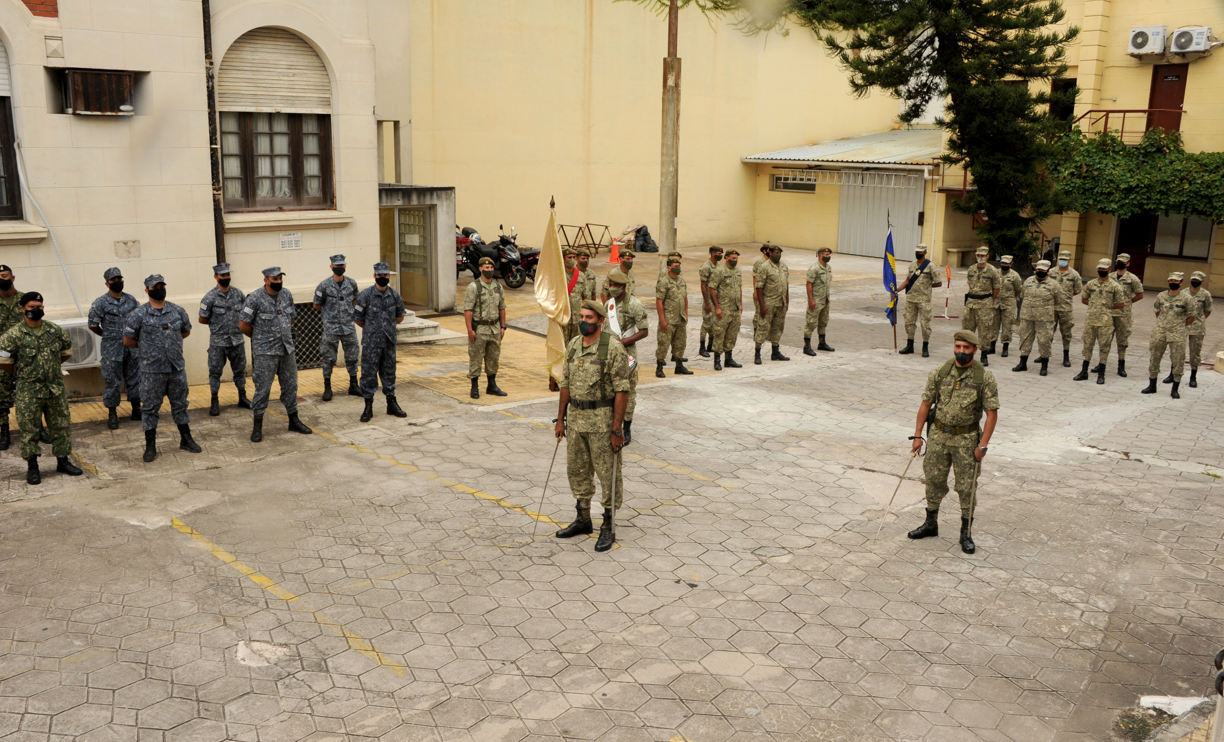 Acto conmemorativo del primer año de patrullaje fronterizo en el Ministerio de Defensa Nacional