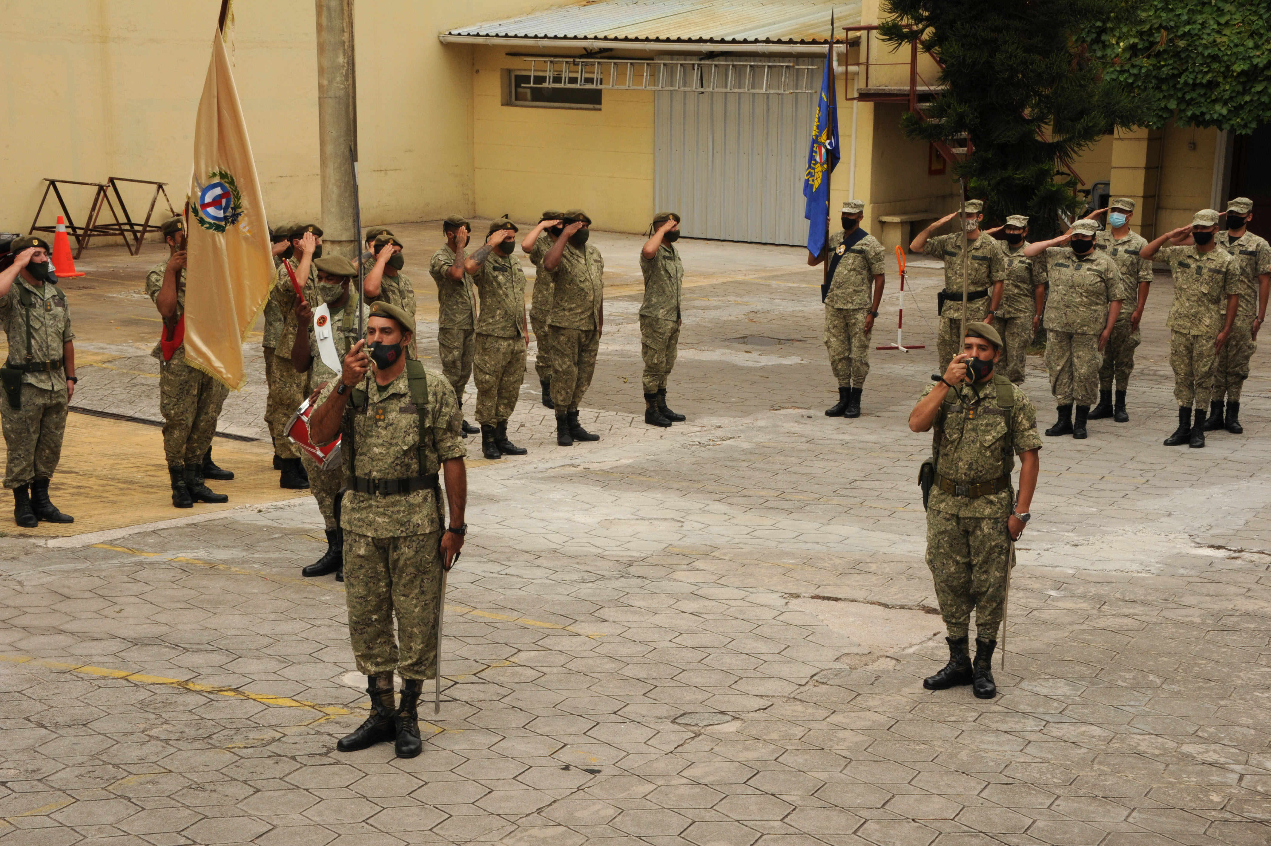 Acto conmemorativo del primer año de patrullaje fronterizo en el Ministerio de Defensa Nacional
