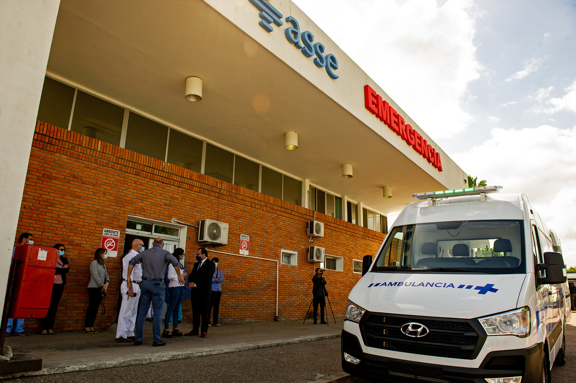 Entrega de ambulancias en Canelones