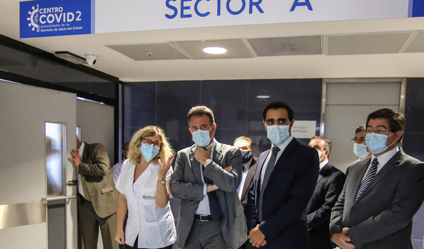 Autoridades participaron de inauguración de centro de referencia COVID-19
