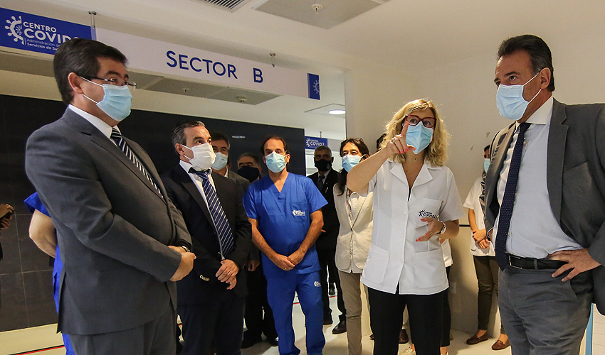 Autoridades participaron de inauguración de centro de referencia COVID-19