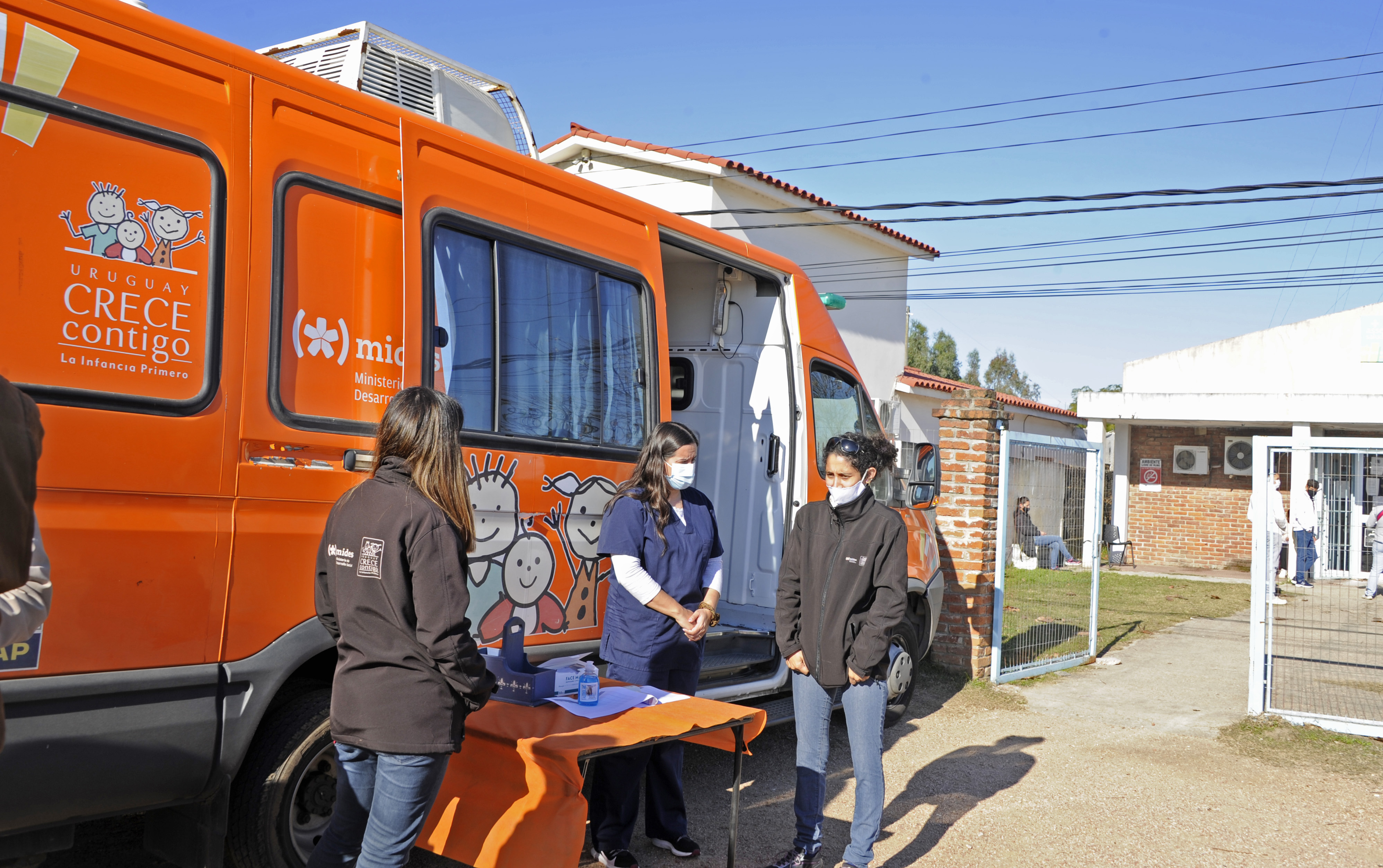 Jornada de vacunación a mujeres embarazadas beneficiarias de Uruguay Crece Contigo en Ciudad del Plata