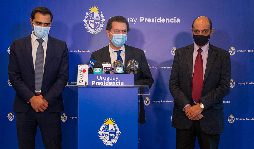 Prosecretario de Presidencia, Rodrigo Ferres, encabezó conferencia de prensa