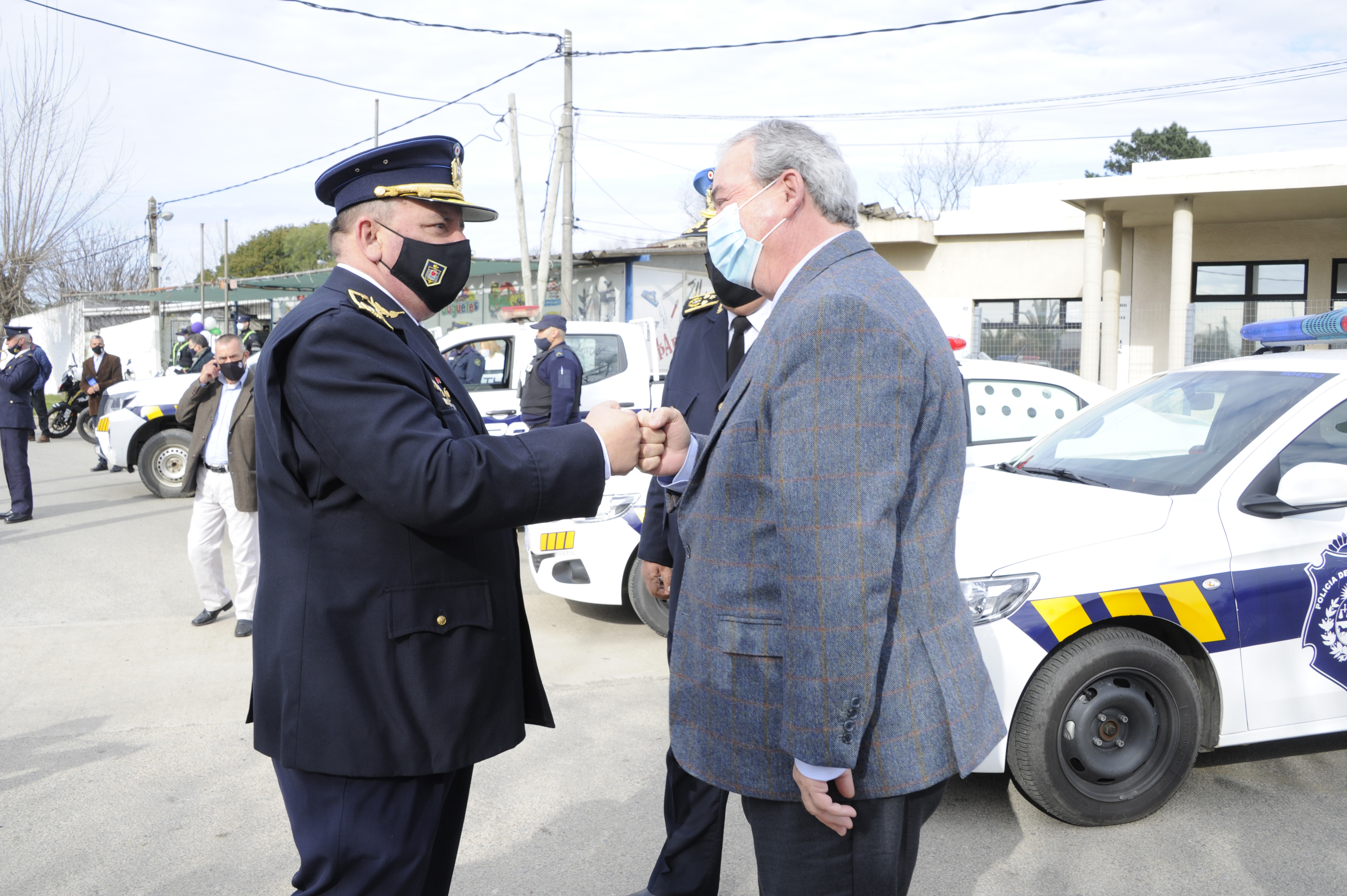 Ministro Heber, en inauguración de la Base Zona Operacional V de la Jefatura de Canelones