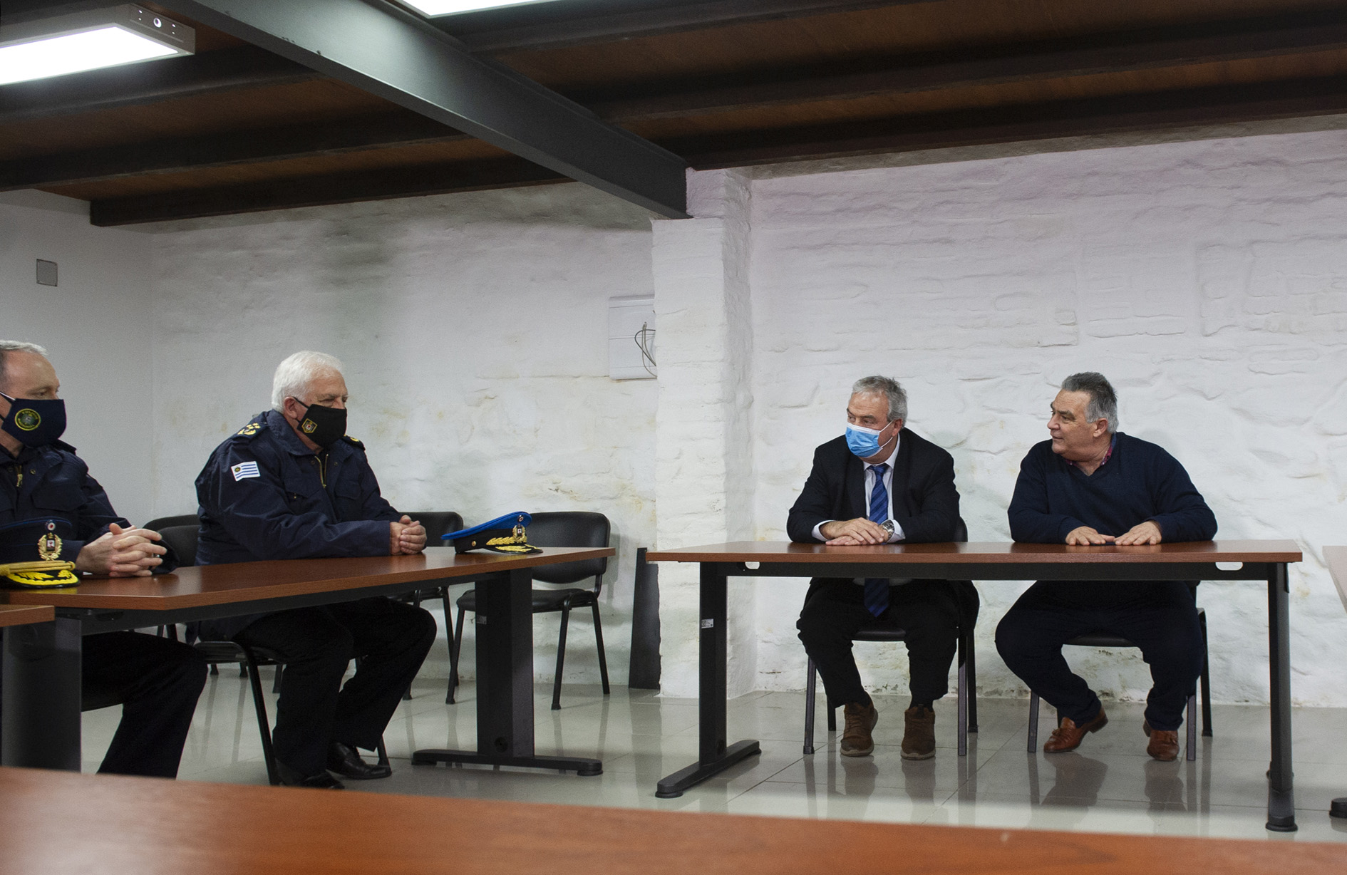 Ministro del Interior, Luis Alberto Heber encabezó reunión en Intendencia de Durazno