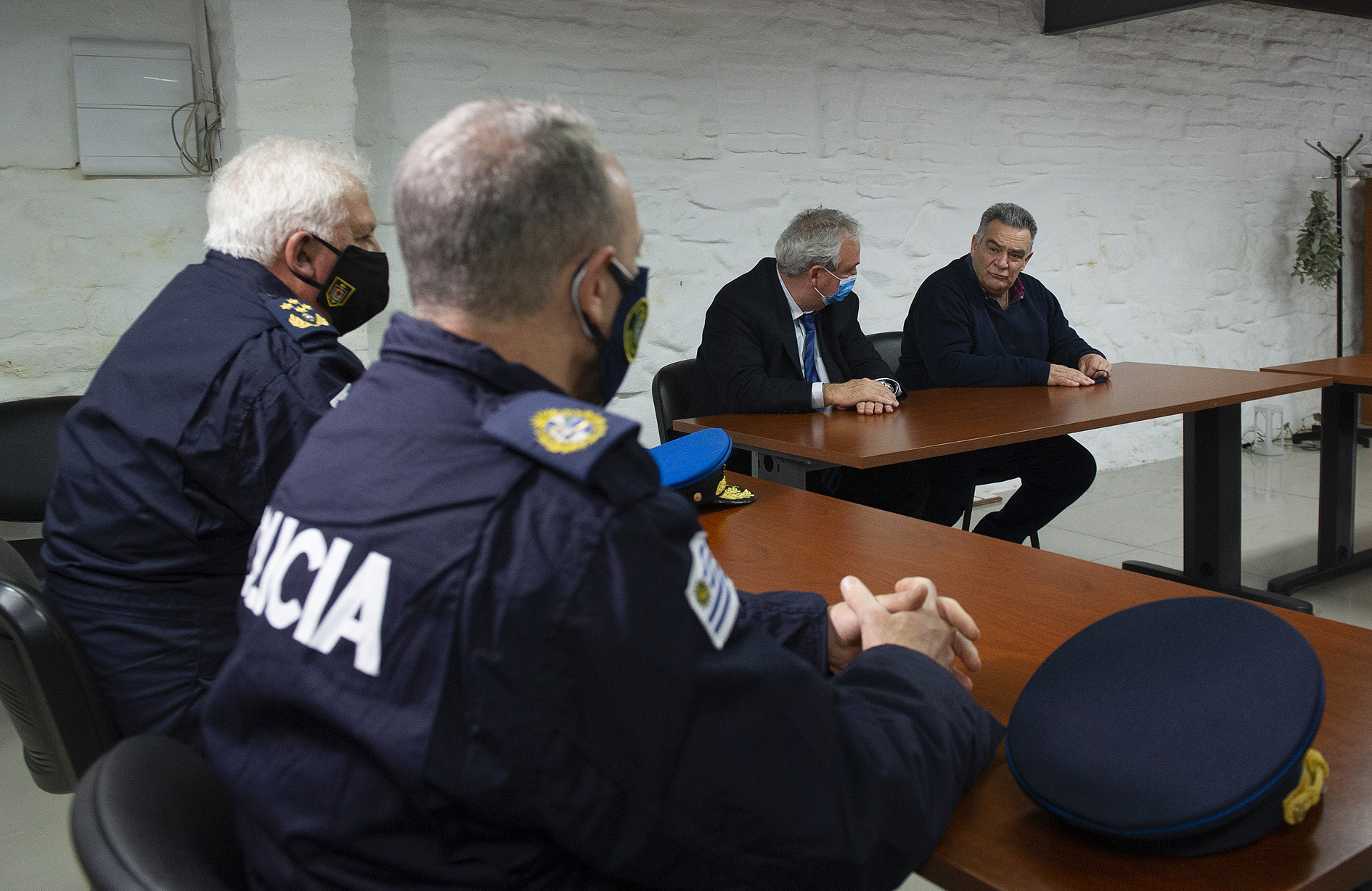 Ministro del Interior, Luis Alberto Heber encabezó reunión en Intendencia de Durazno
