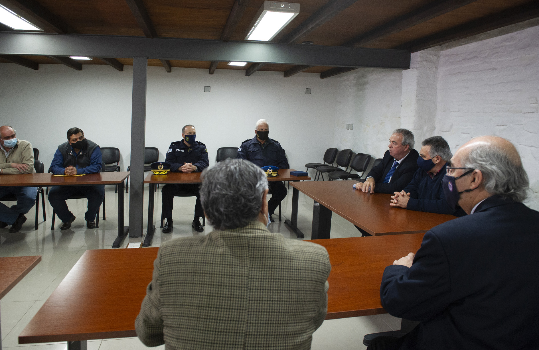 Ministro del Interior, Luis Alberto Heber encabezó reunión en Intendencia de Durazno
