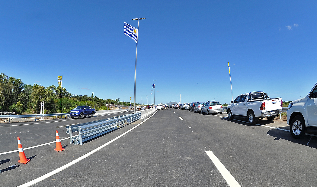 Inauguración de intercambiador en ruta 99, ingreso a Solís