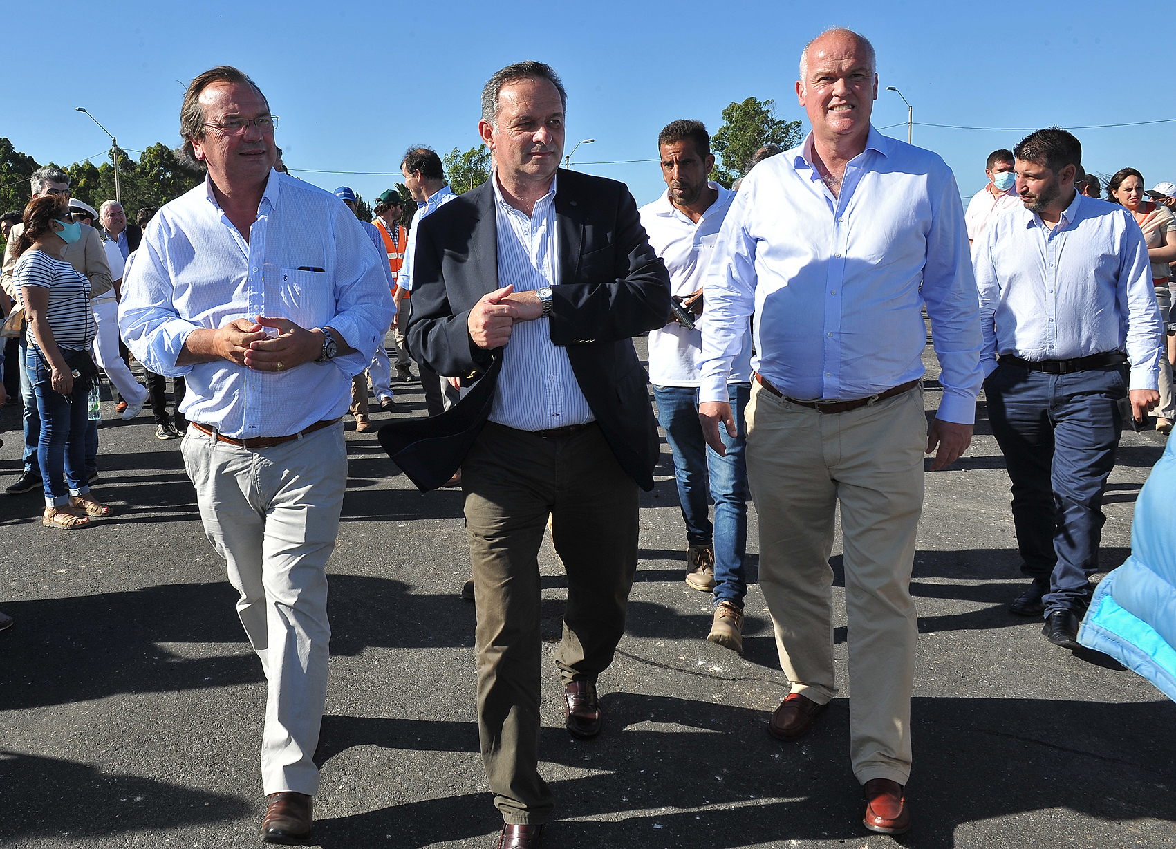 Inauguración de intercambiador en ruta 37, ingreso a Pan de Azúcar