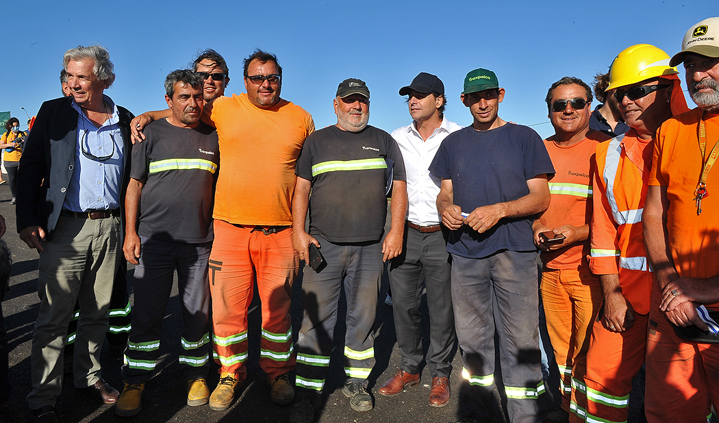 Inauguración de intercambiador en ruta 37, ingreso a Pan de Azúcar