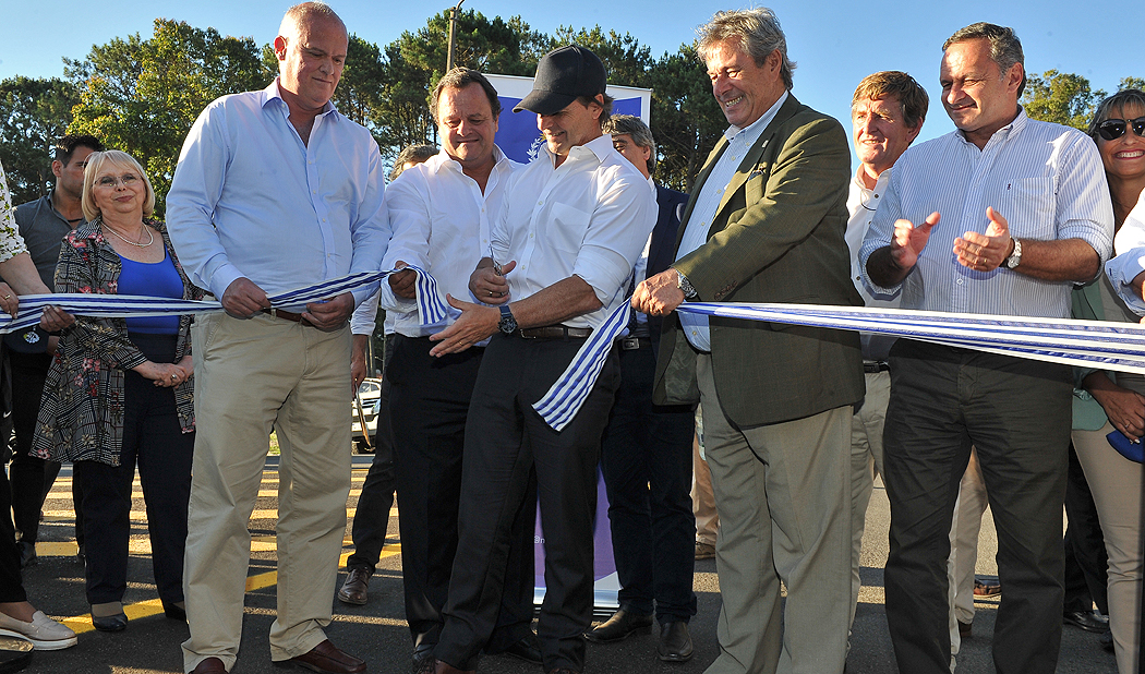 Inauguración de obras en ruta 12 e interbalnearia