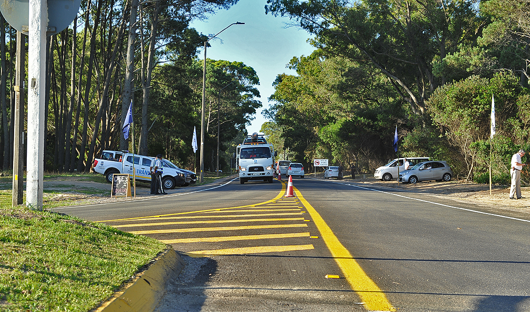 Inauguración de obras en ruta 12 e interbalnearia
